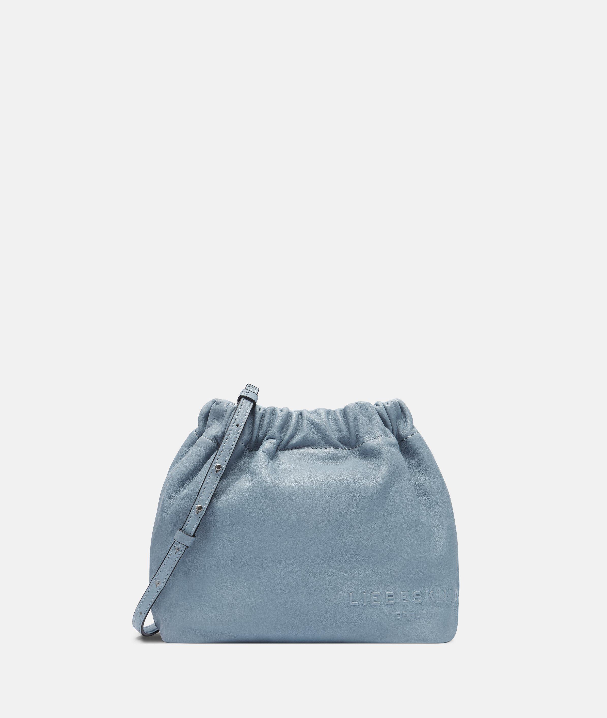 Liebeskind Berlin - Kleine Hobo-Bag aus Schafsleder -  blau