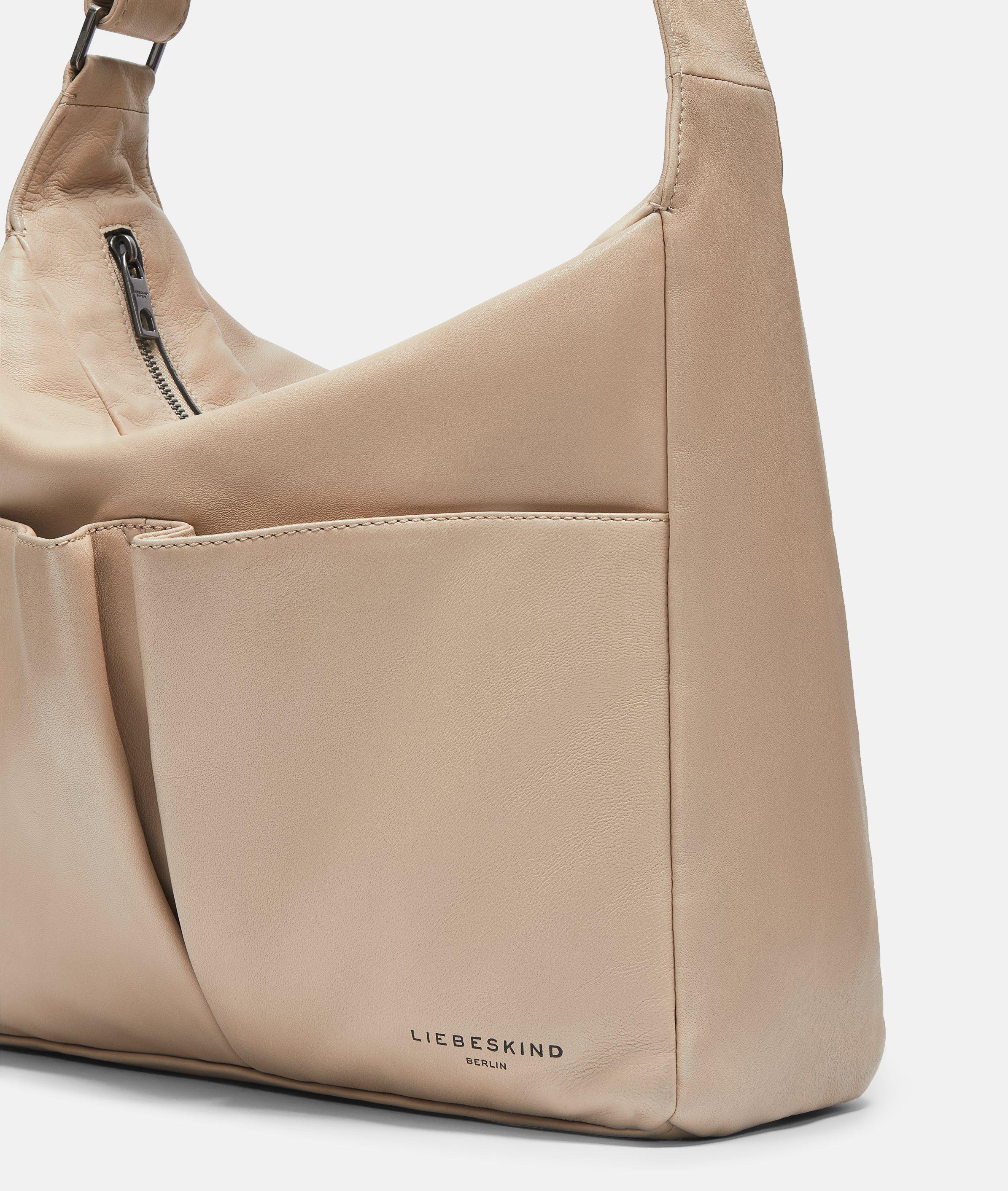 Hera Hobo M in beige, grau, grün & schwarz