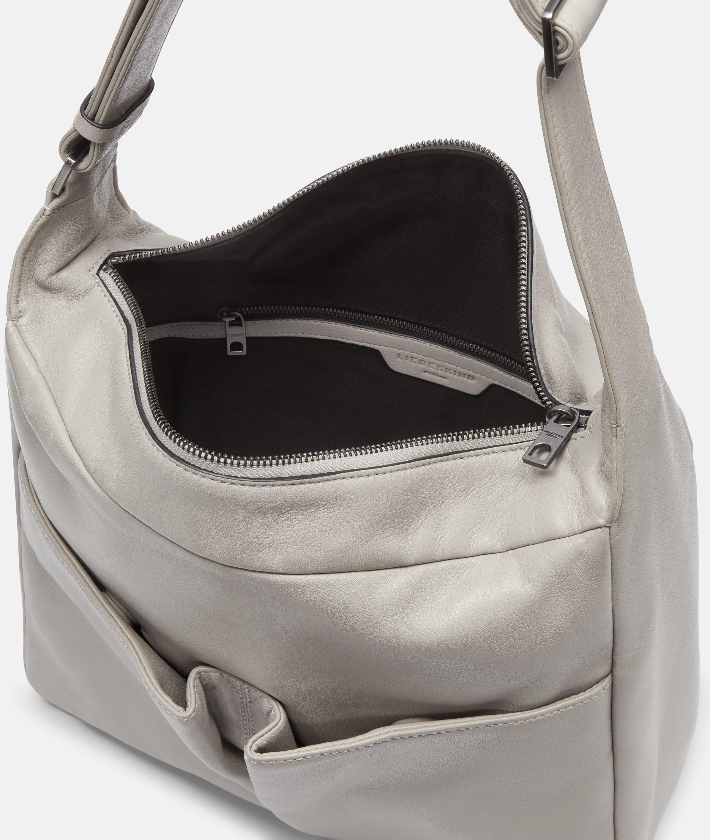 Hera Hobo M in grau, grün, beige & schwarz