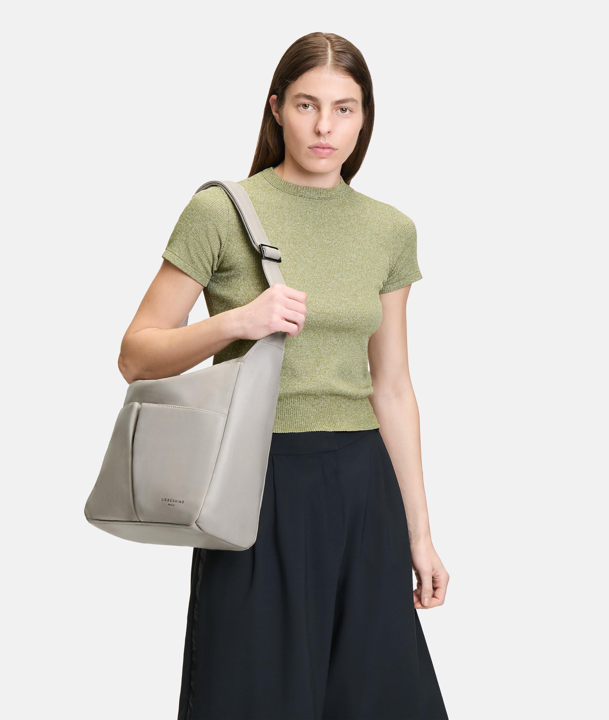 Hera Hobo M in grau, grün, beige & schwarz
