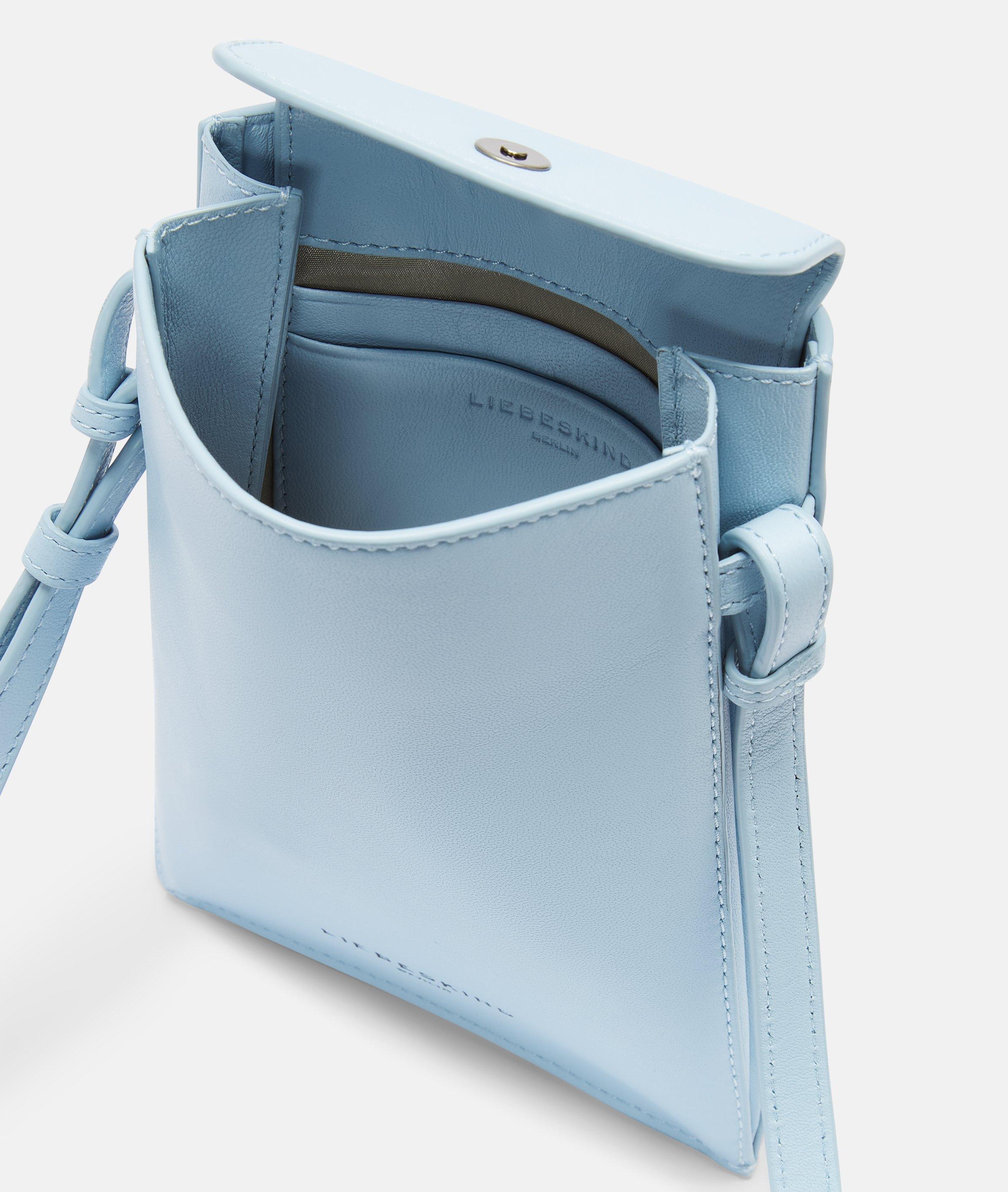 Hilla Mobile Pouch en bleu & jaune