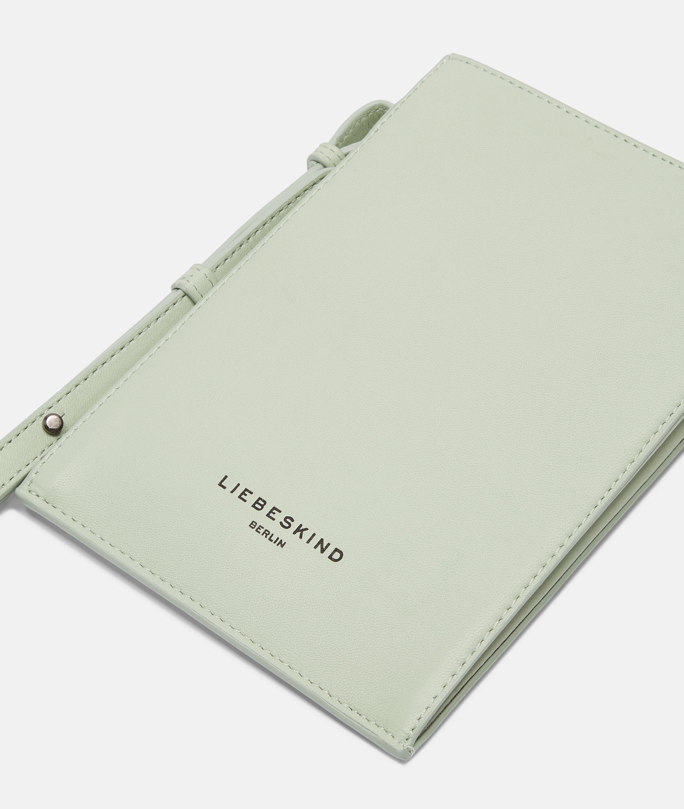 Hilla Mobile Pouch en vert & jaune