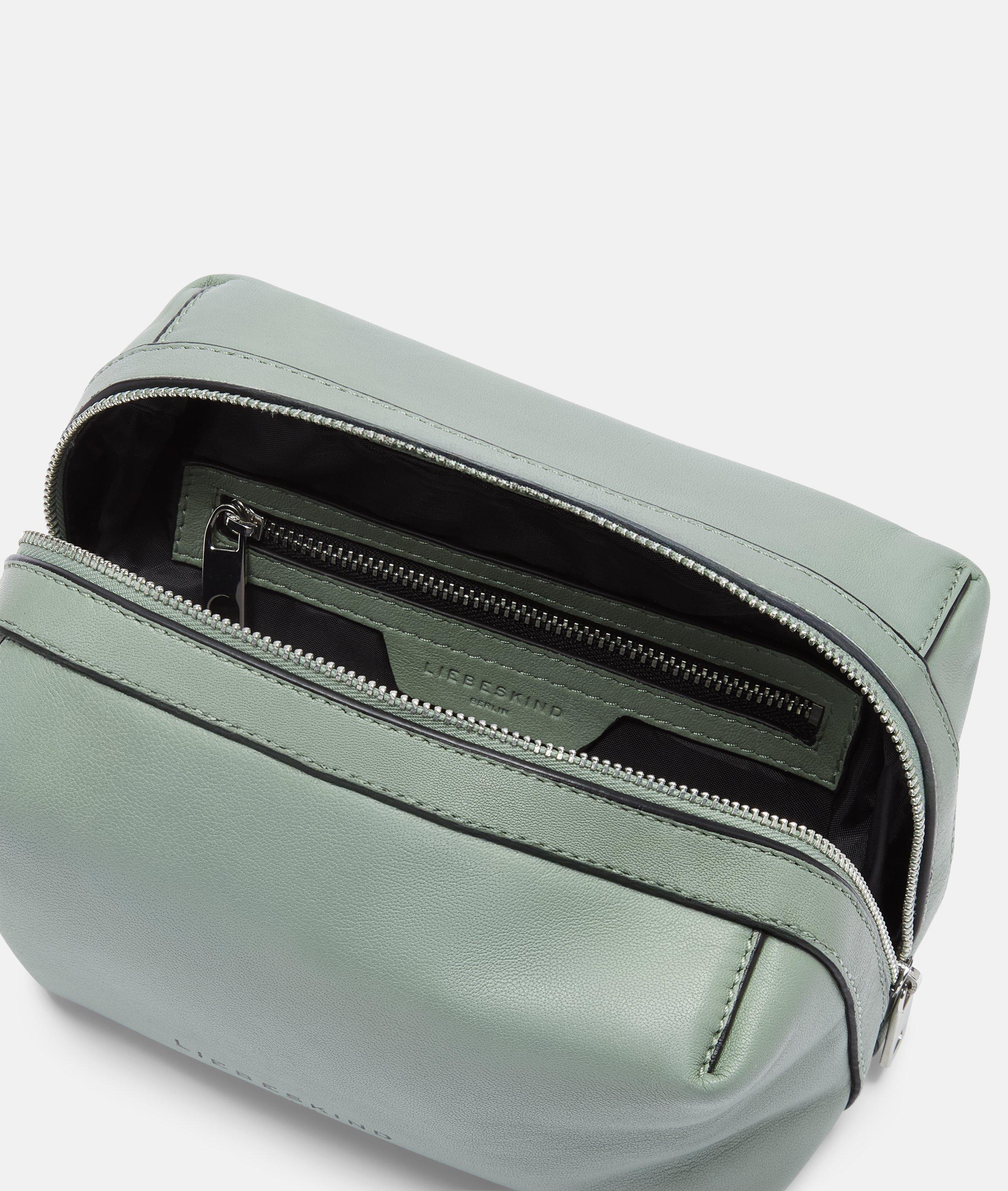 Hera Pouch S in groen & crème