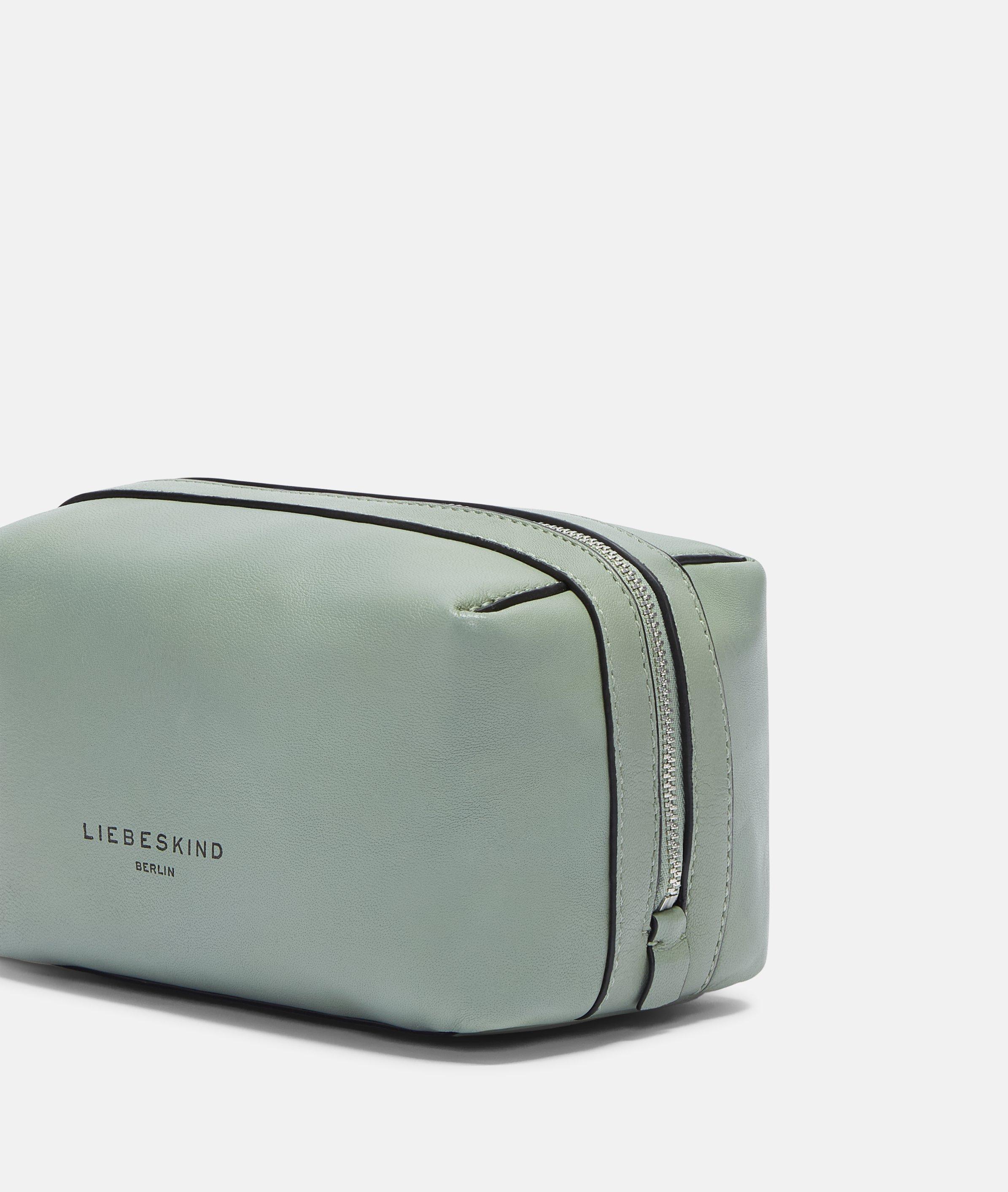 Hera Pouch S in groen & crème