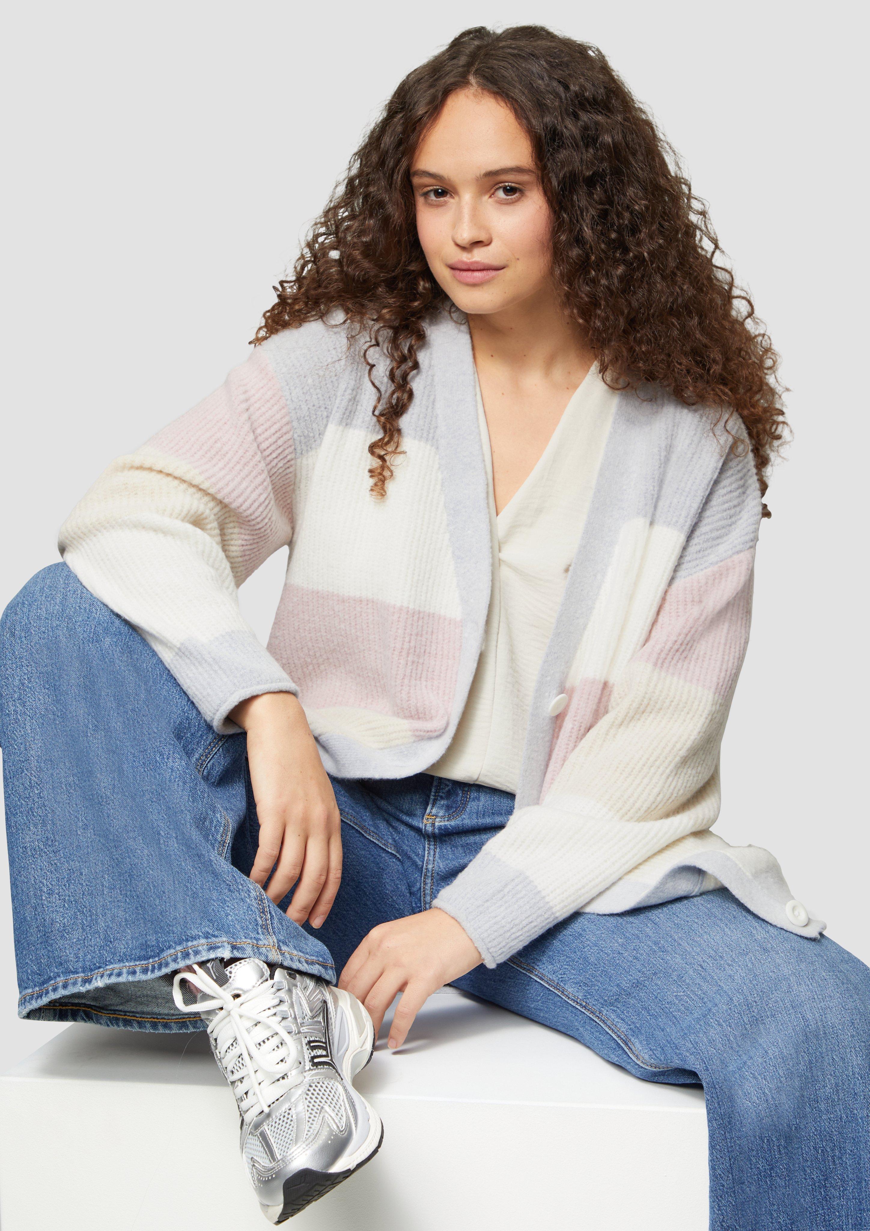 Wool blend cardigan - turquoise | s.Oliver Wool blend cardigan - turquoise | s.Oliver