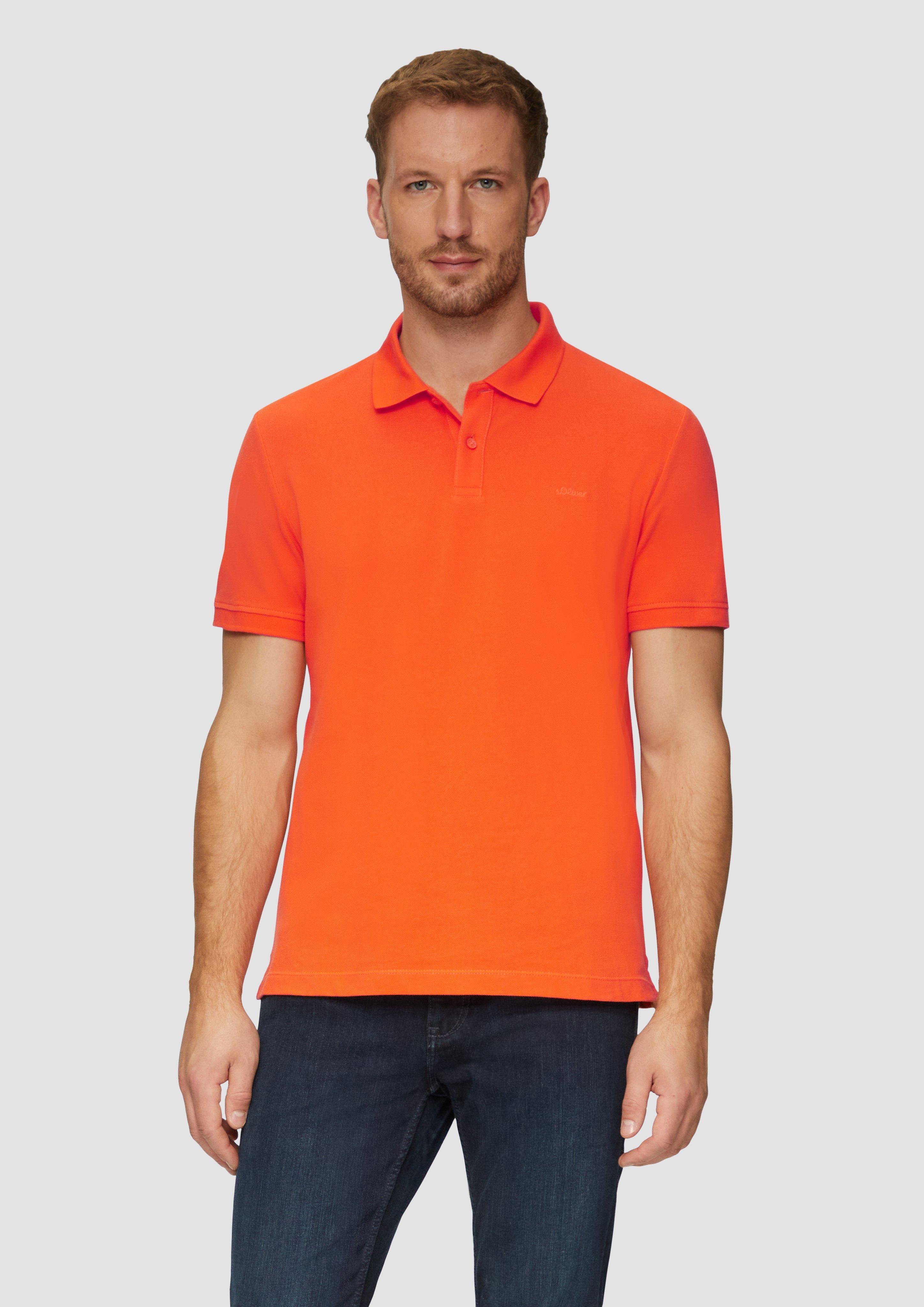 S.Oliver Poloshirt aus Baumwollpiqué