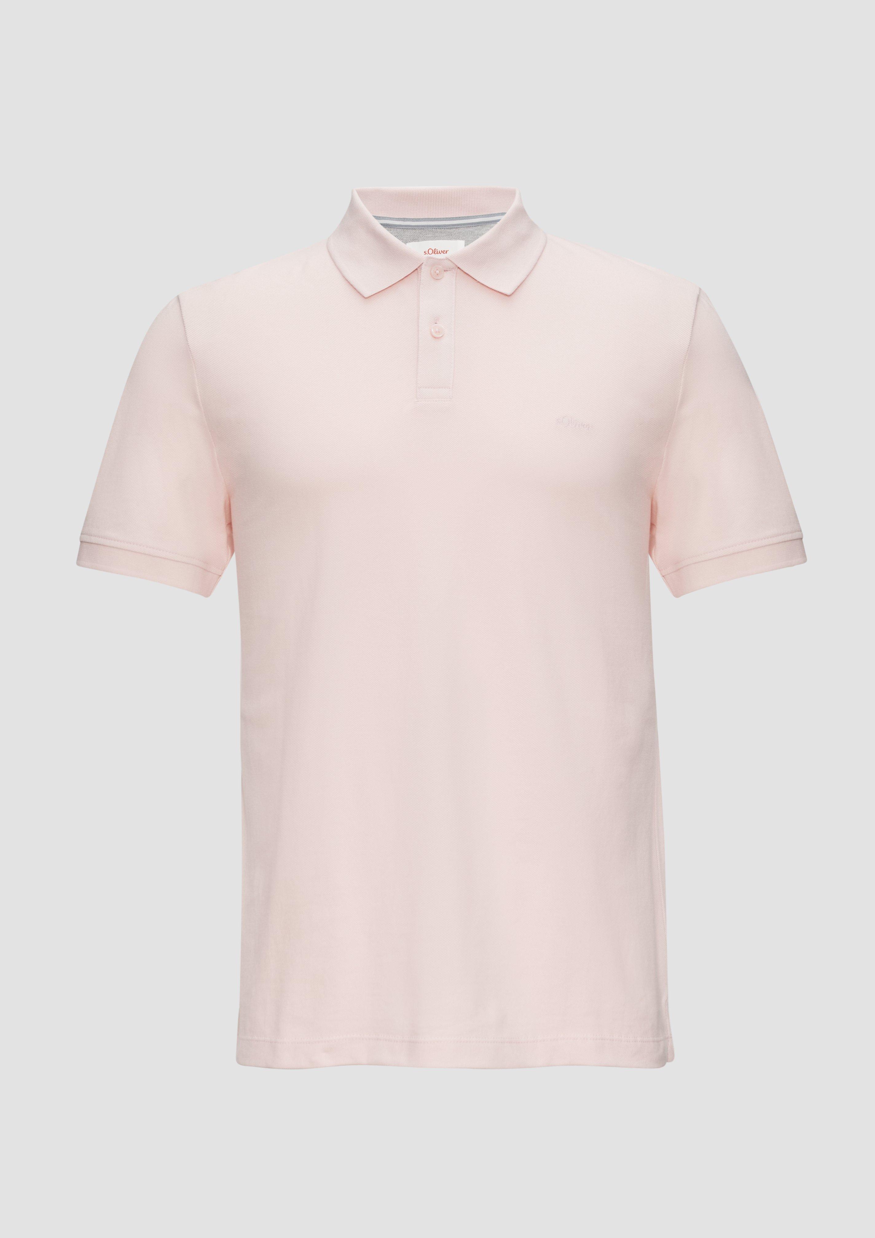 s.Oliver - Poloshirt aus Baumwollpiqué, Herren, Rosa