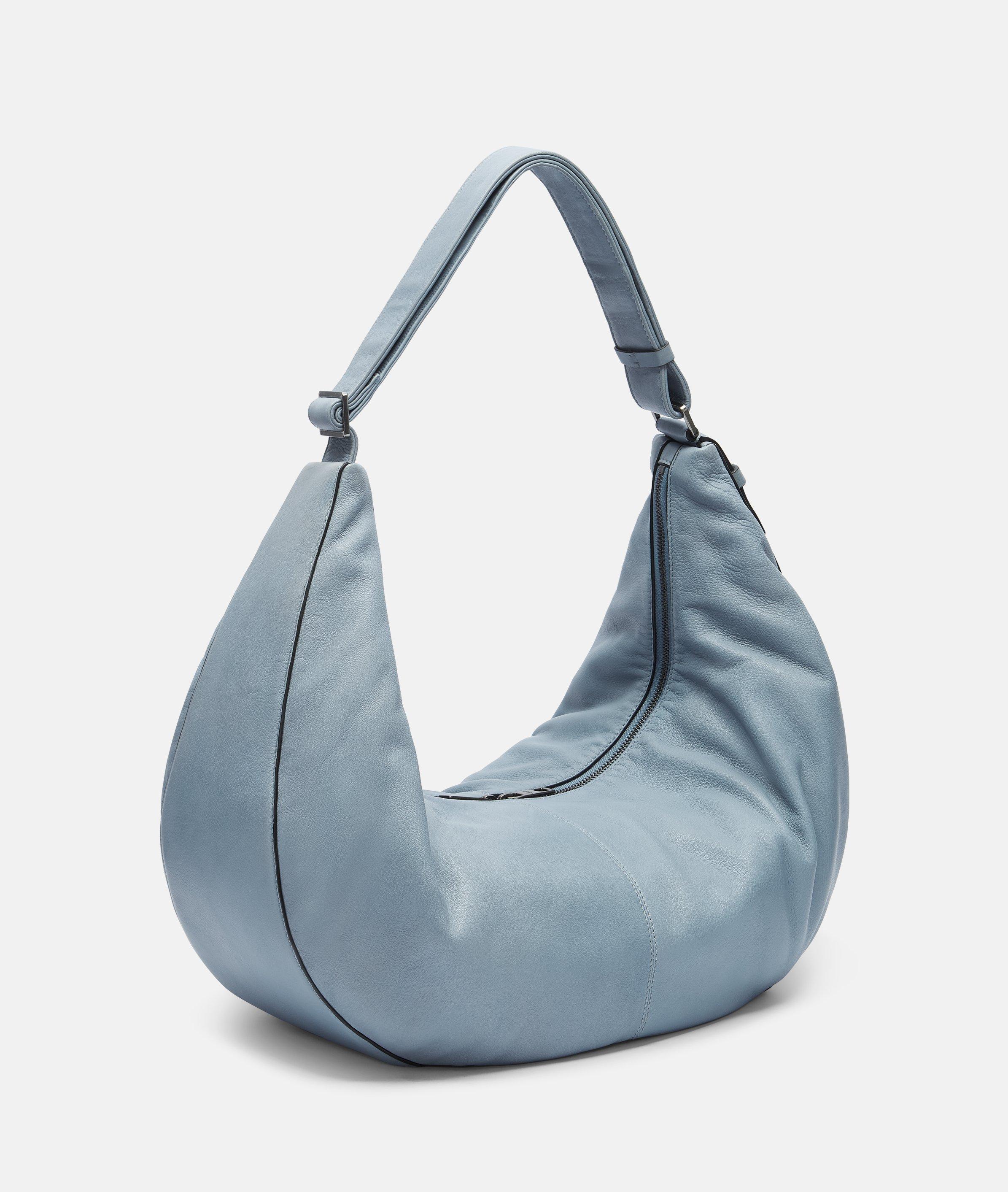 Thumbnail - Liebeskind Berlin - Große Hobo-Bag aus Schafsleder -  blau