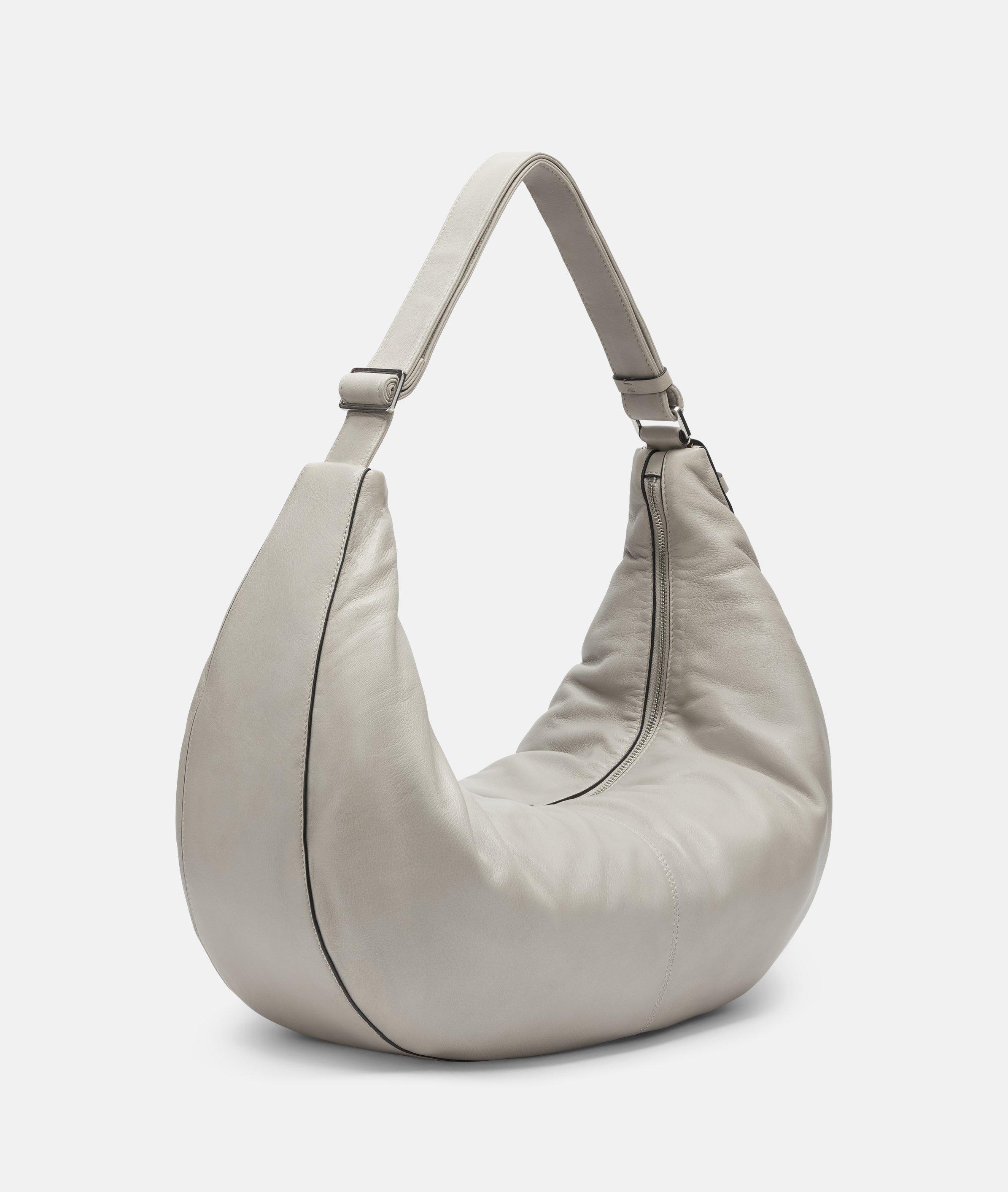 Moon Hobo L in grau, beige, grün, schwarz, blau & creme