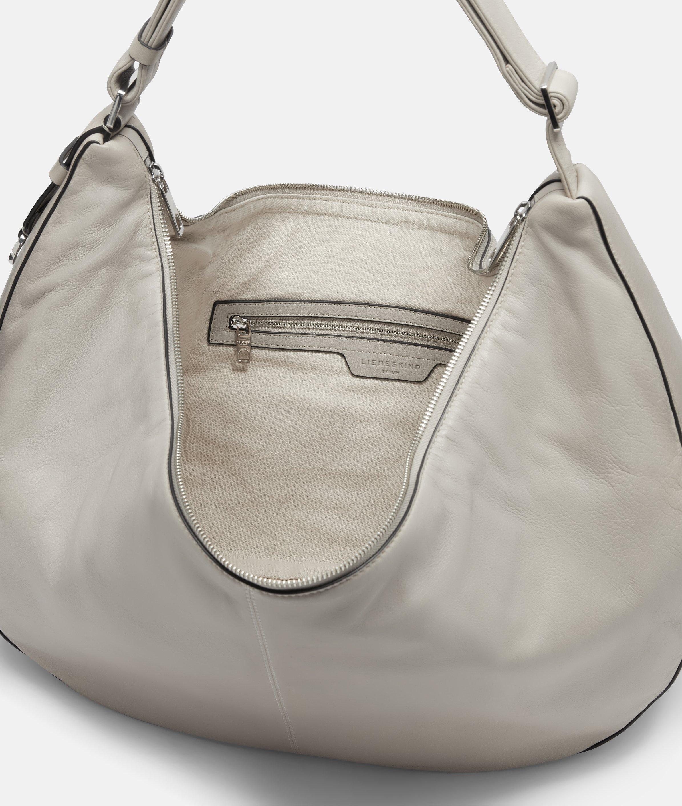 Moon Hobo L in grau, beige, grün, schwarz, blau & creme