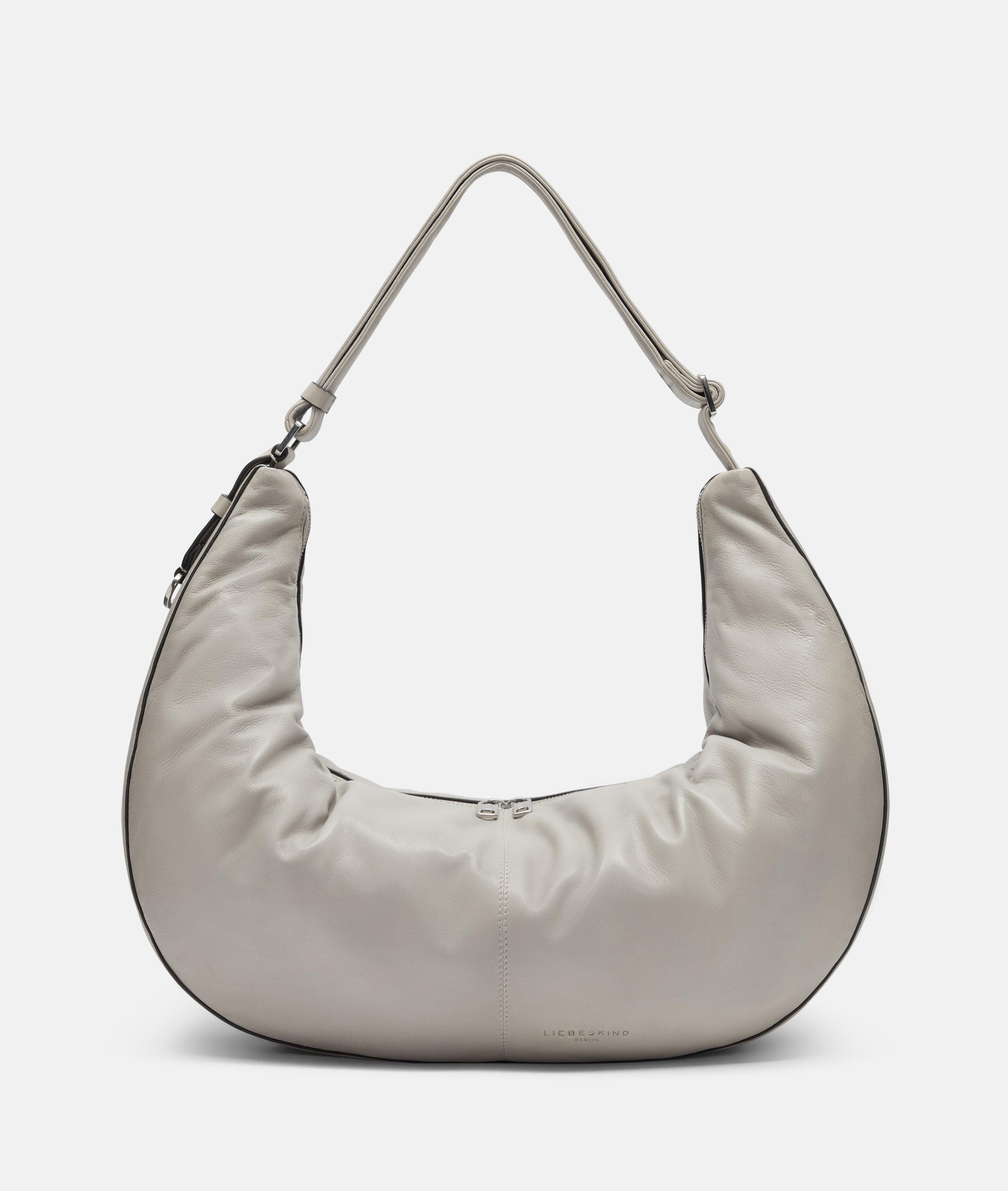 Moon Hobo L in grau, beige, grün, schwarz, blau & creme