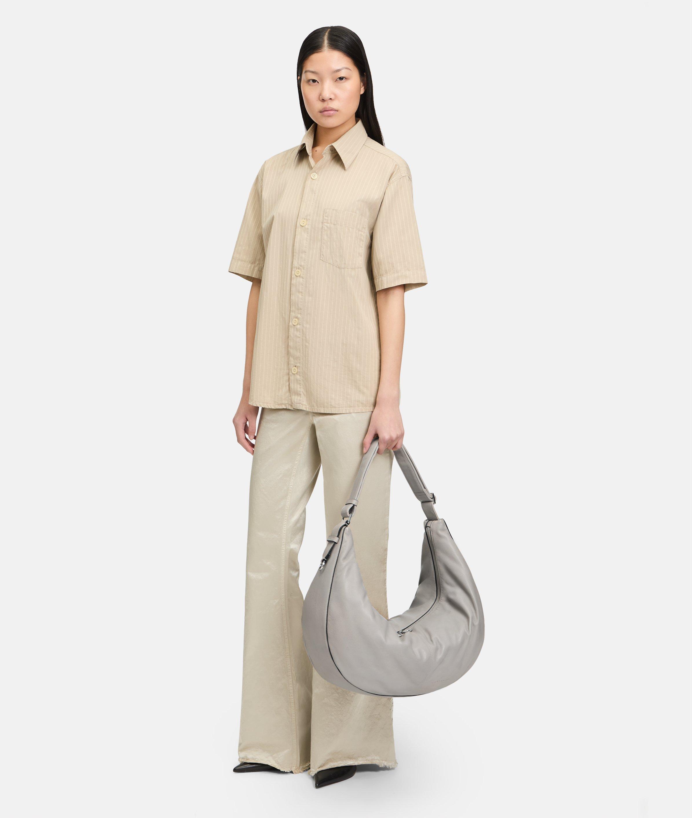 Moon Hobo L in grau, beige, grün, schwarz, blau & creme