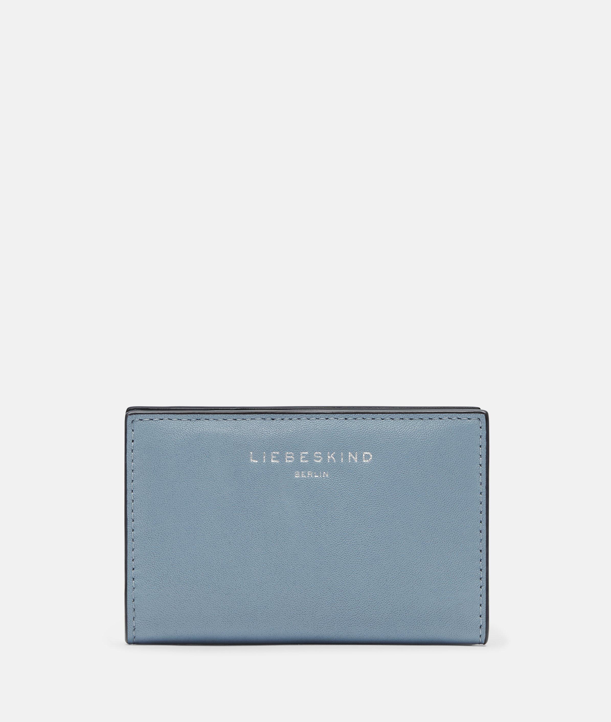 Liebeskind Berlin - Kleine Geldbörse aus Schafsleder -  blau