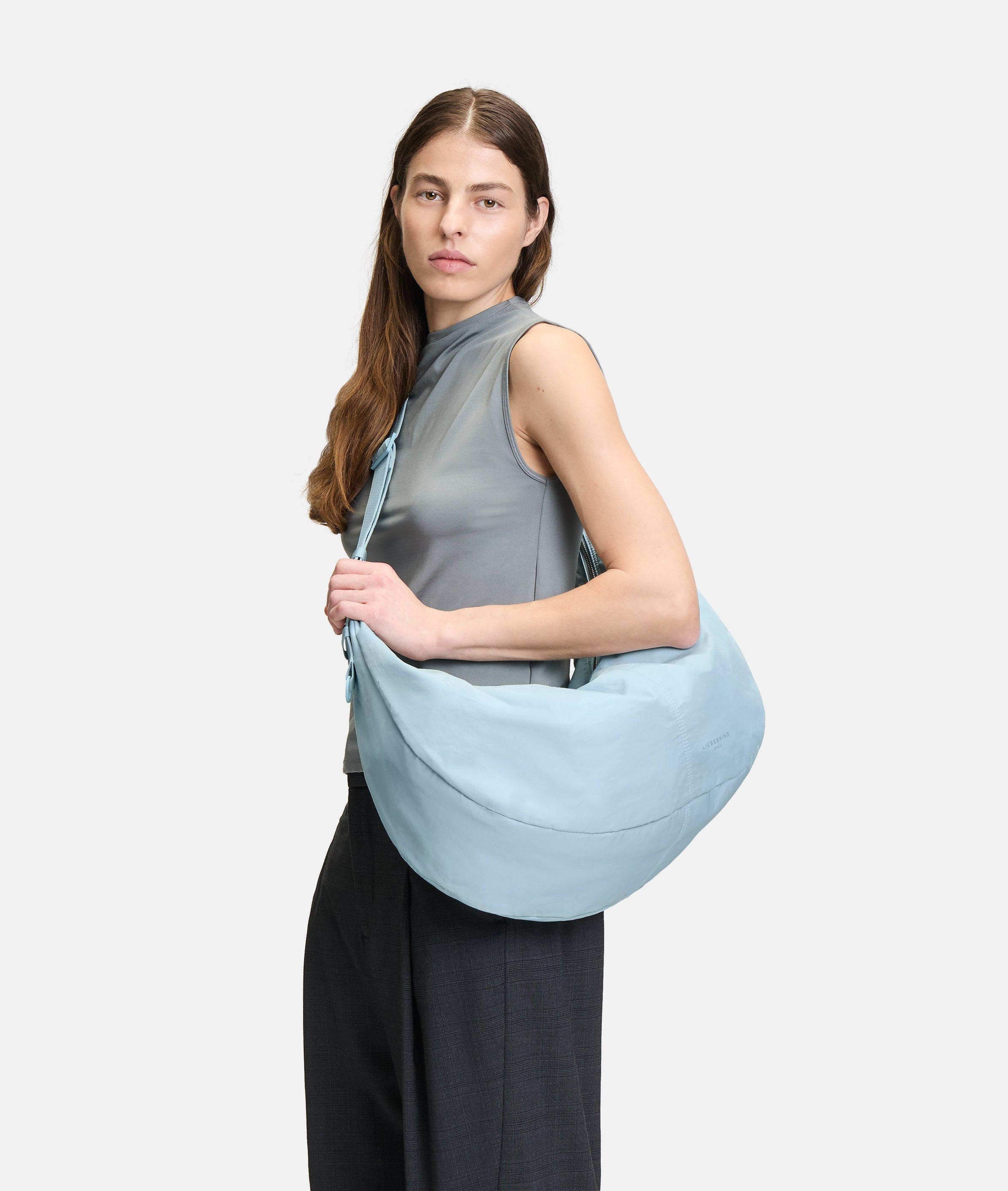 Nylon Moon Hobo L in blau, orange, grün, creme, gelb, blau & schwarz