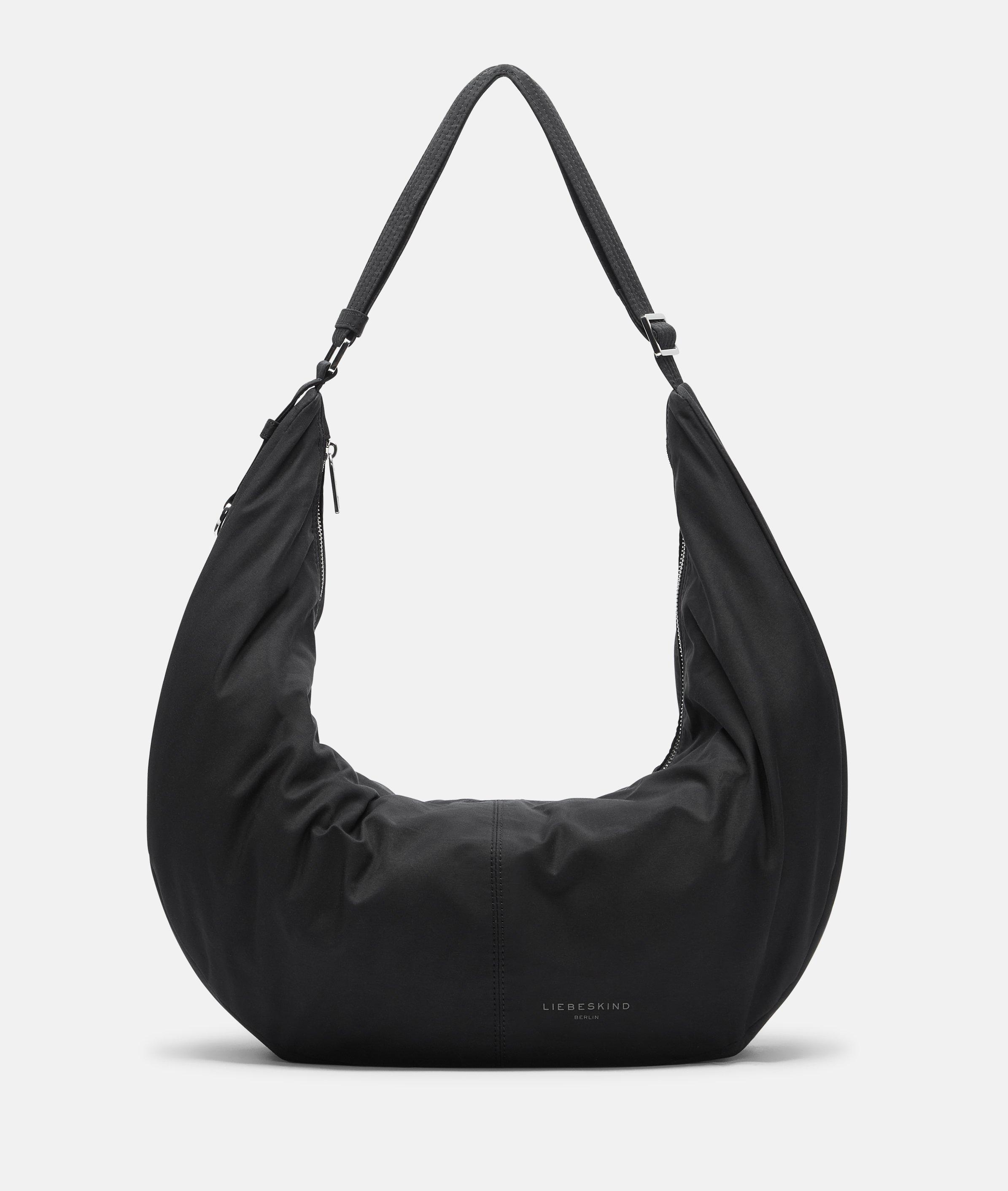 Liebeskind Berlin - Große Hobo-Bag aus Nylon -  schwarz