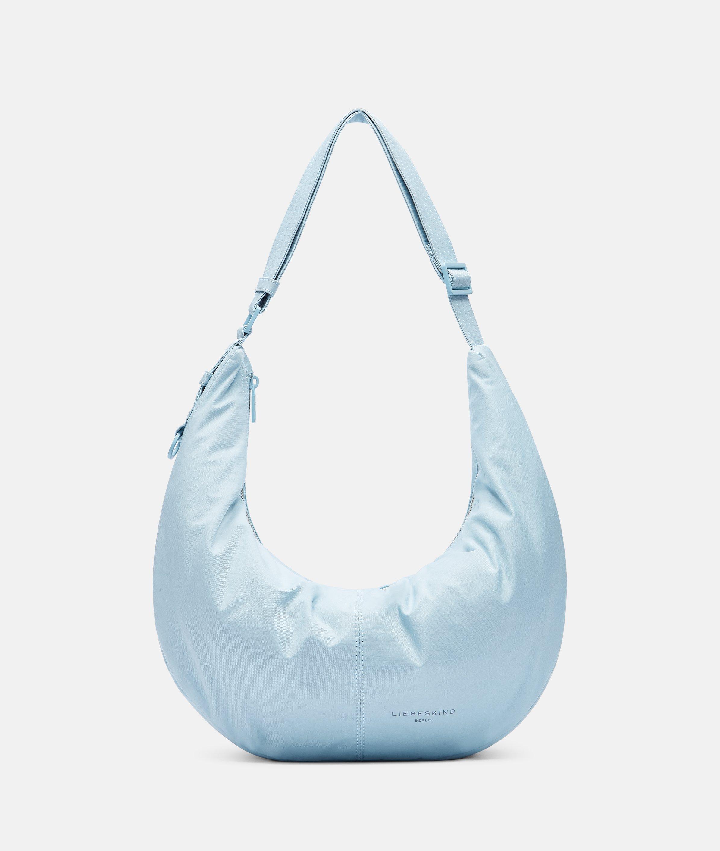 Liebeskind Berlin - Mittelgroße Hobo-Bag aus Nylon -  blau