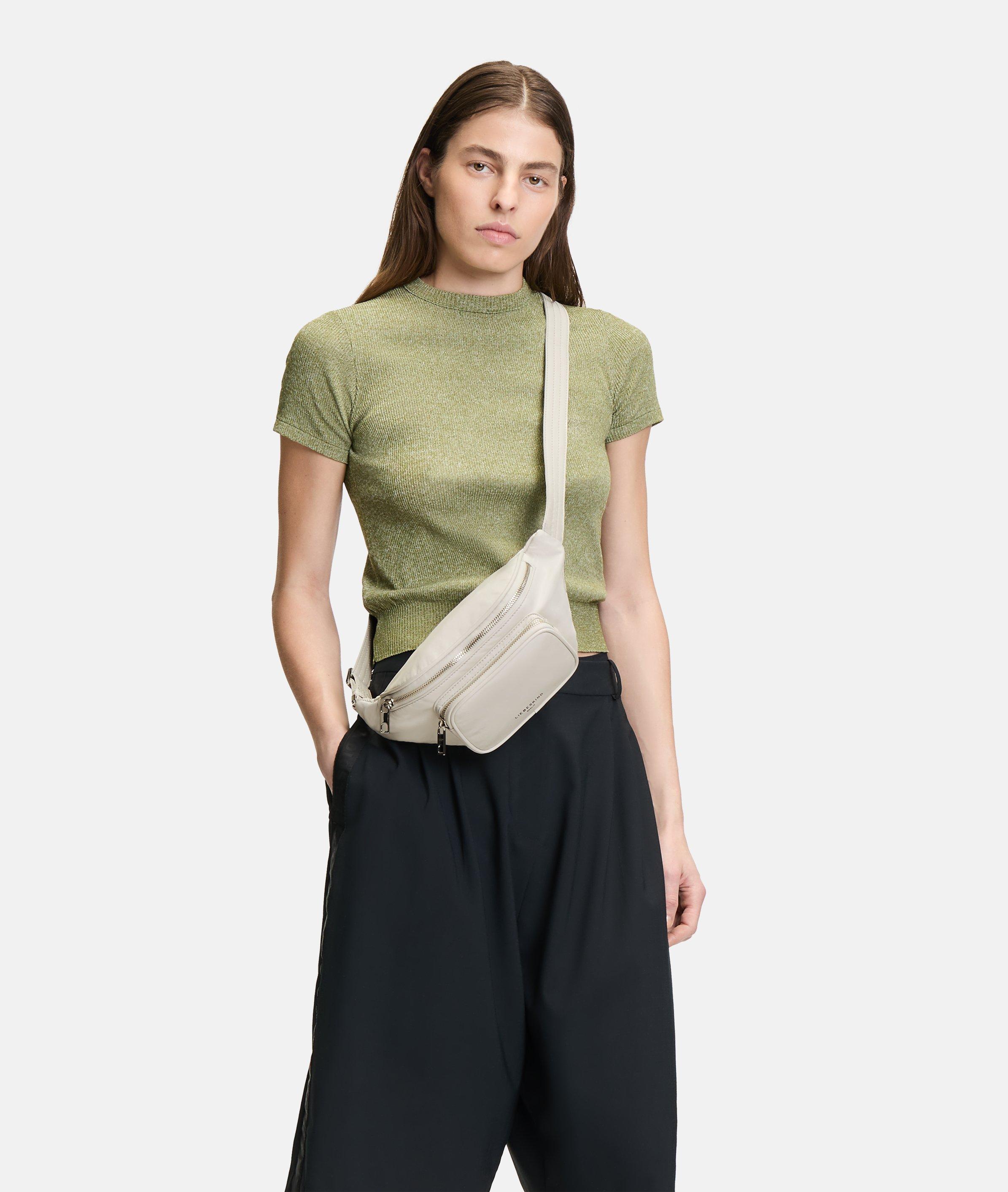 Lila Belt Bag M in crème, zwart, blauw, blauw, groen, oranje & geel