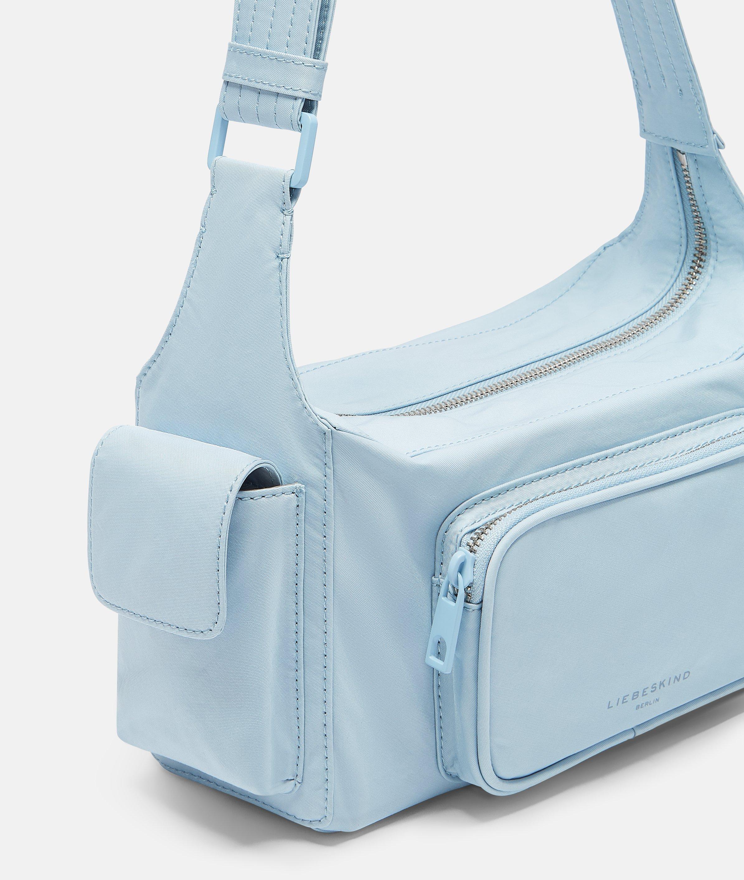 Crossbody in blauw, crème, groen, oranje, zwart, geel & blauw