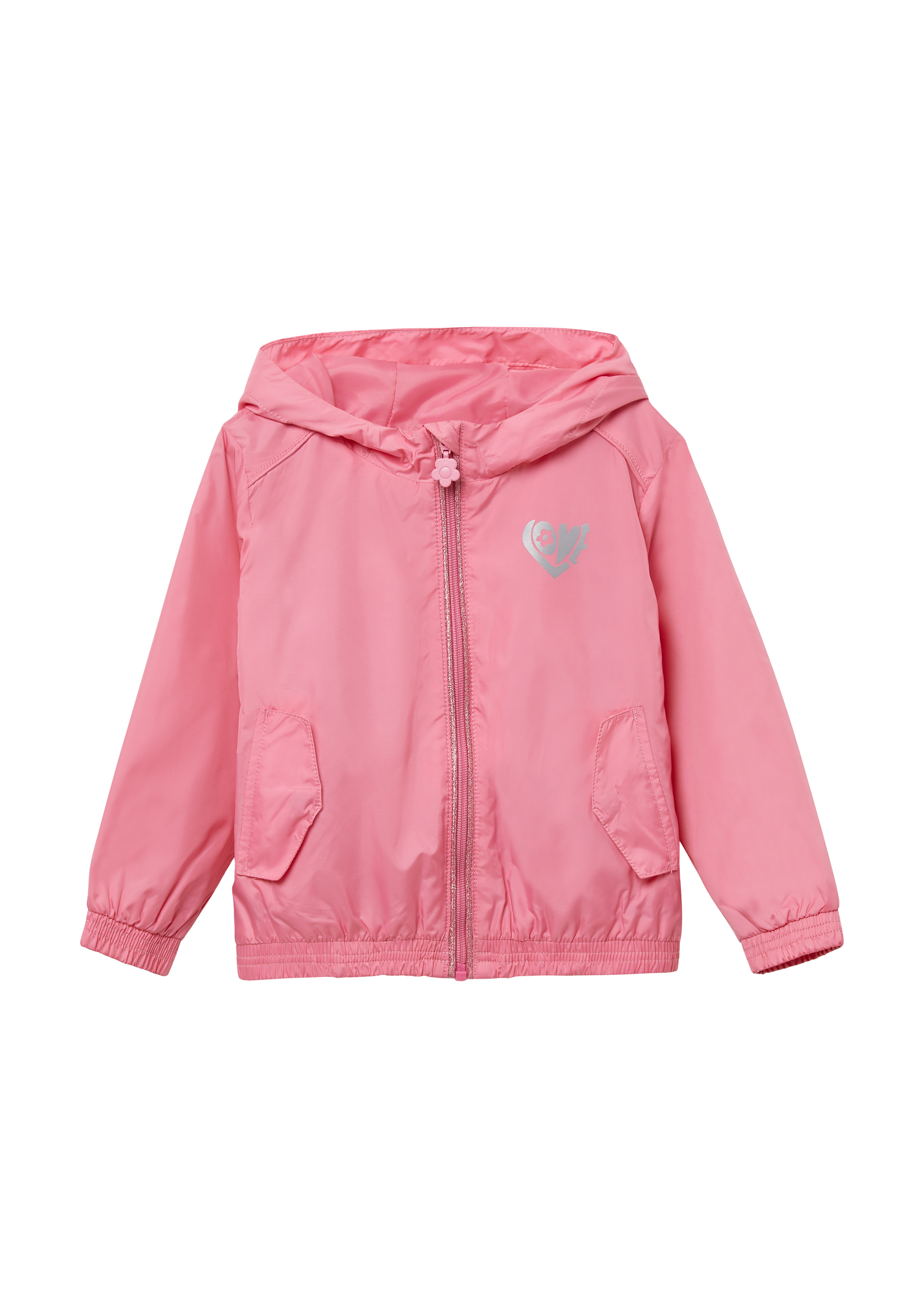 s.Oliver - Leichte Jacke mit Print-Detail, Kinder, Rosa