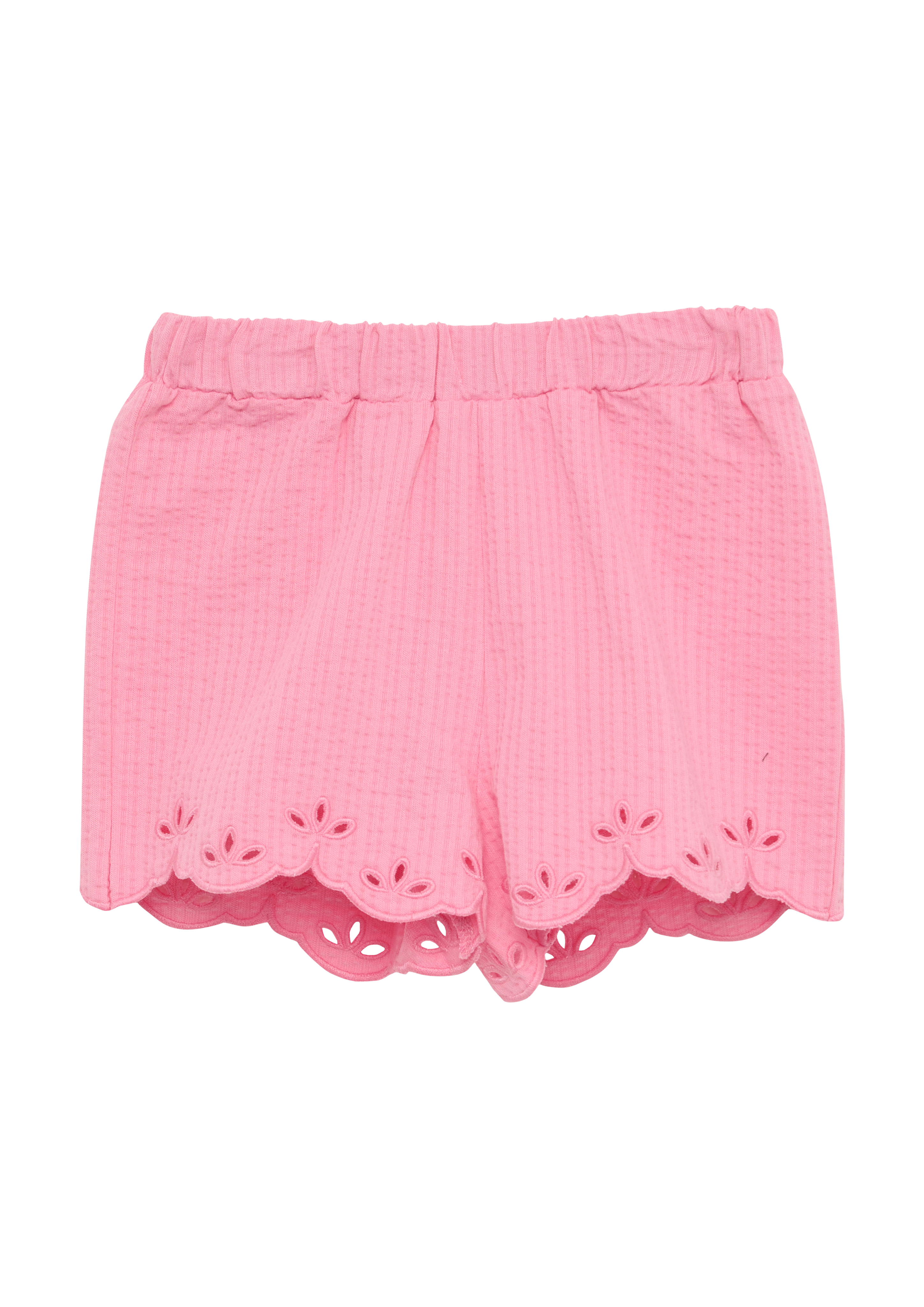 s.Oliver - Strukturierte Webhose mit Lochmuster, Kinder, Rosa