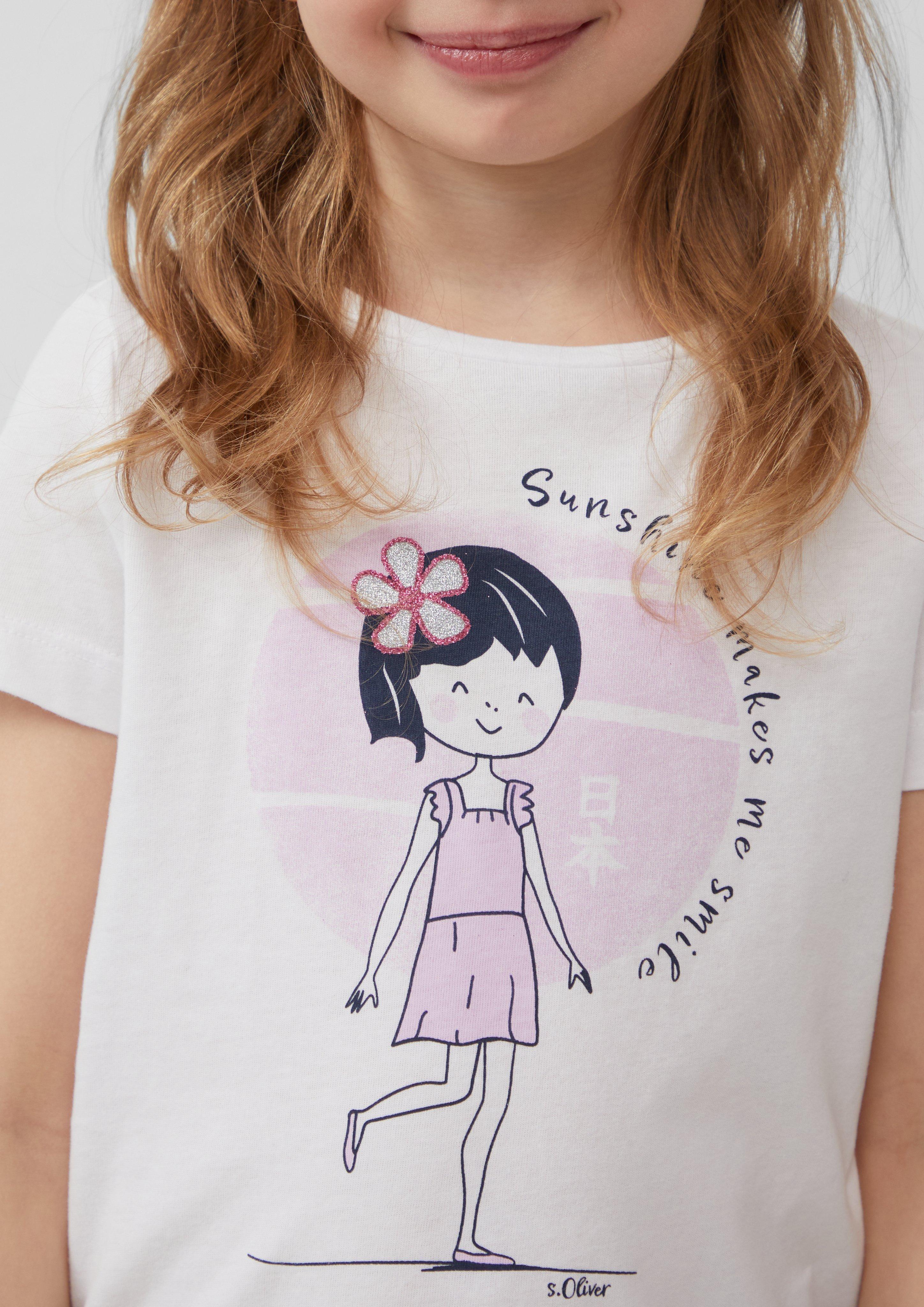 T-shirt in 0100, 4222 & 6115