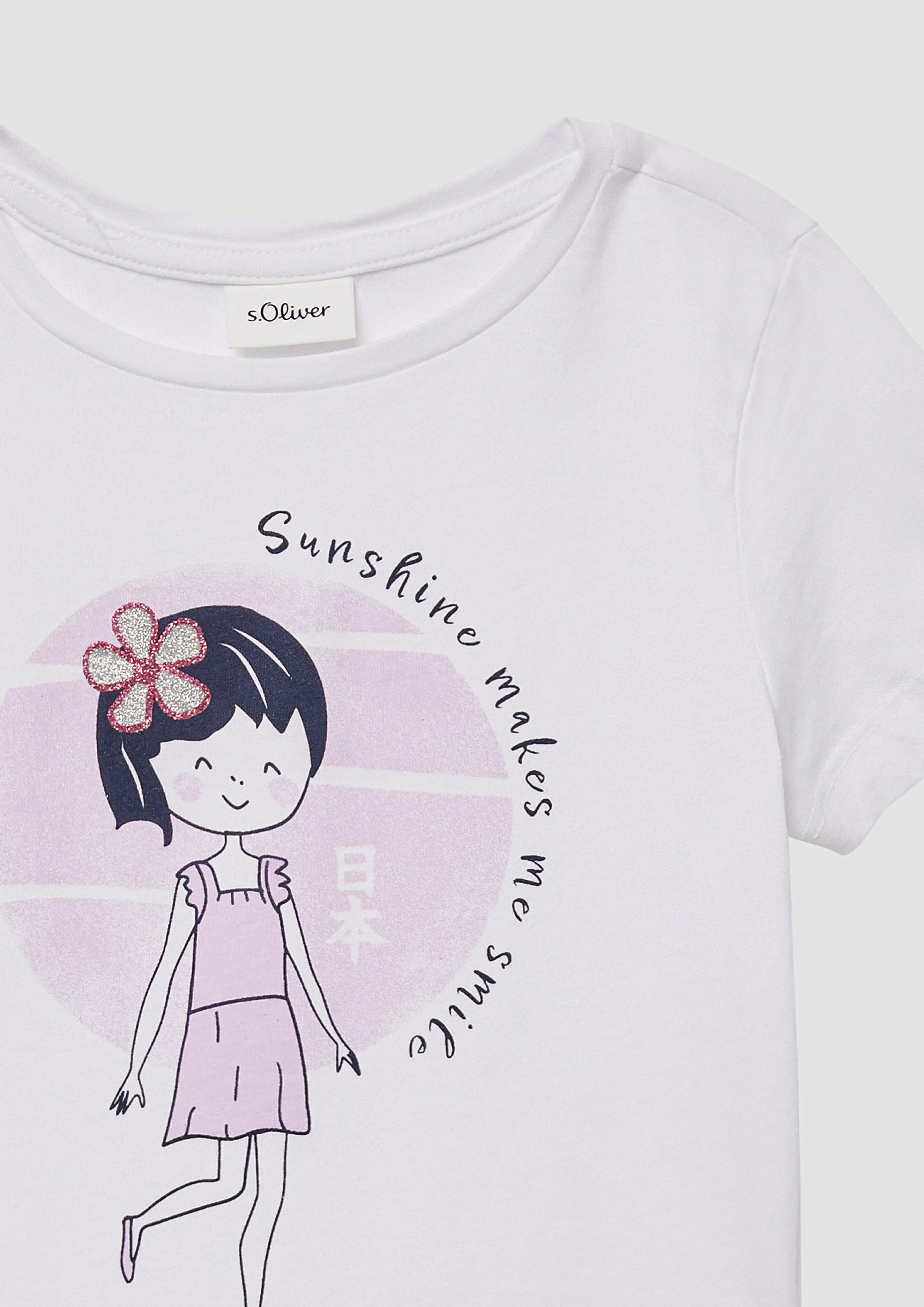 T-shirt in 0100, 4222 & 6115