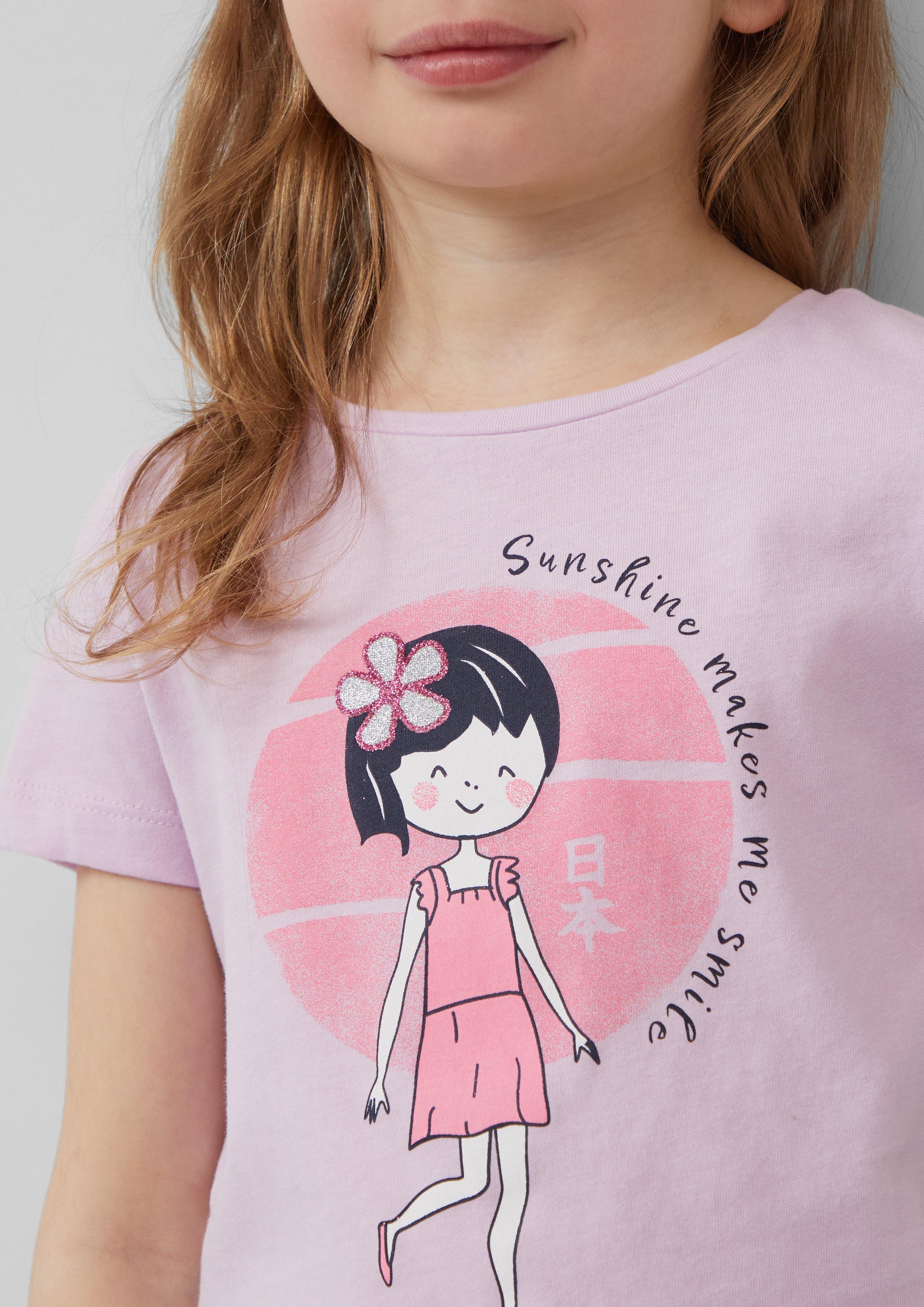 T-shirt in 4222, 0100 & 6115