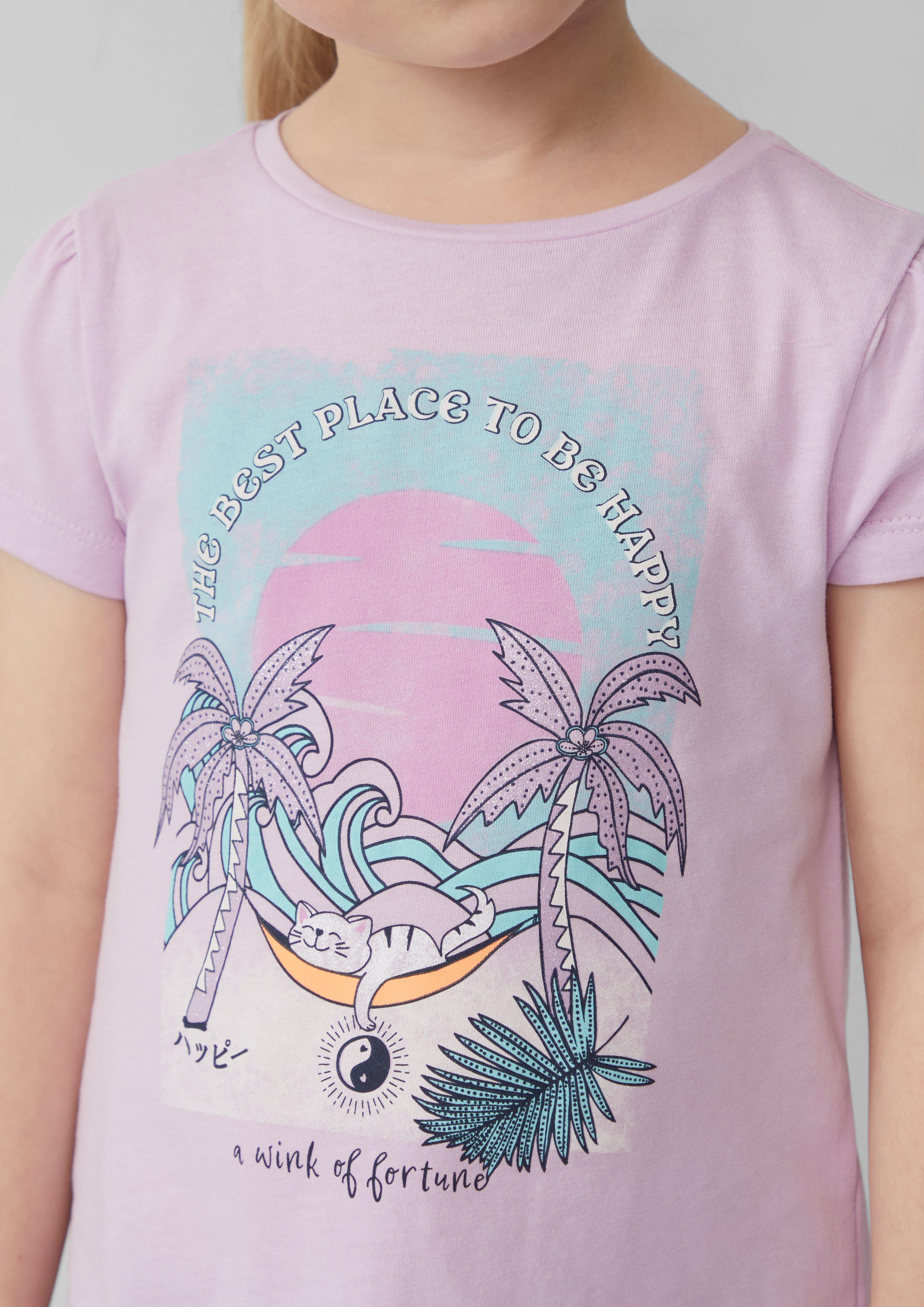 T-Shirt in 4222, 0100 & 6115