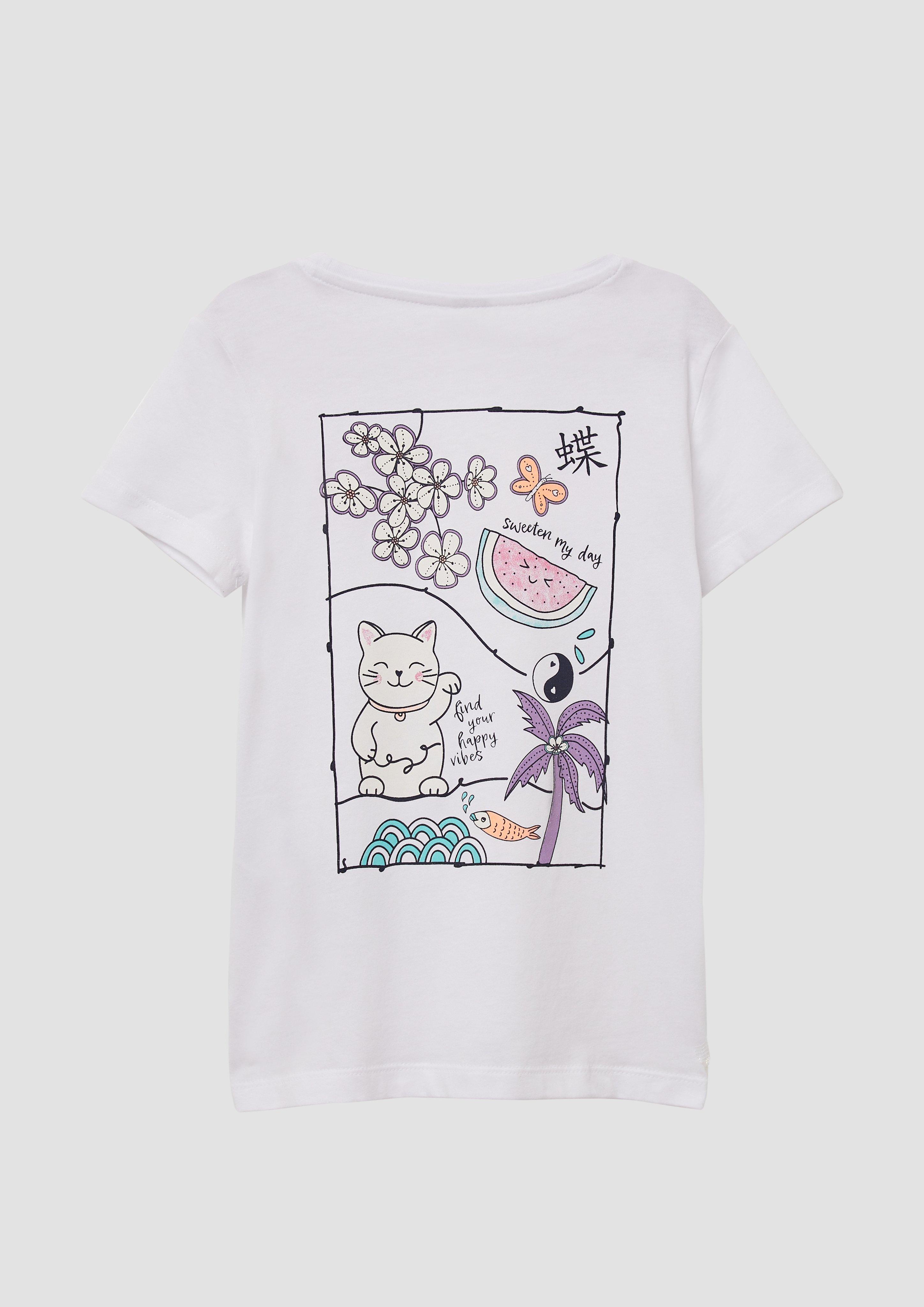 T-Shirt in 0100, 4222 & 6115