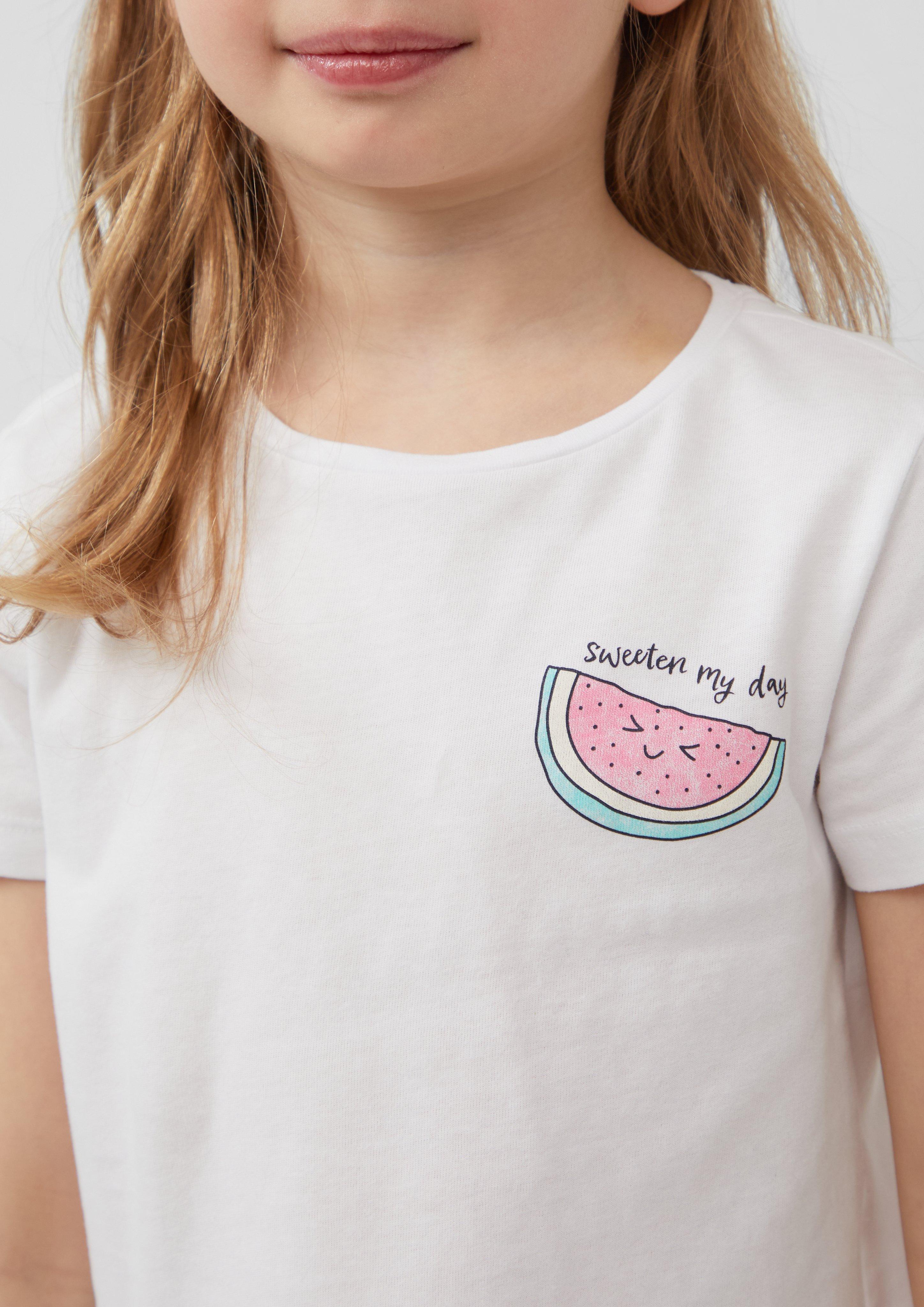 T-Shirt in 0100, 4222 & 6115