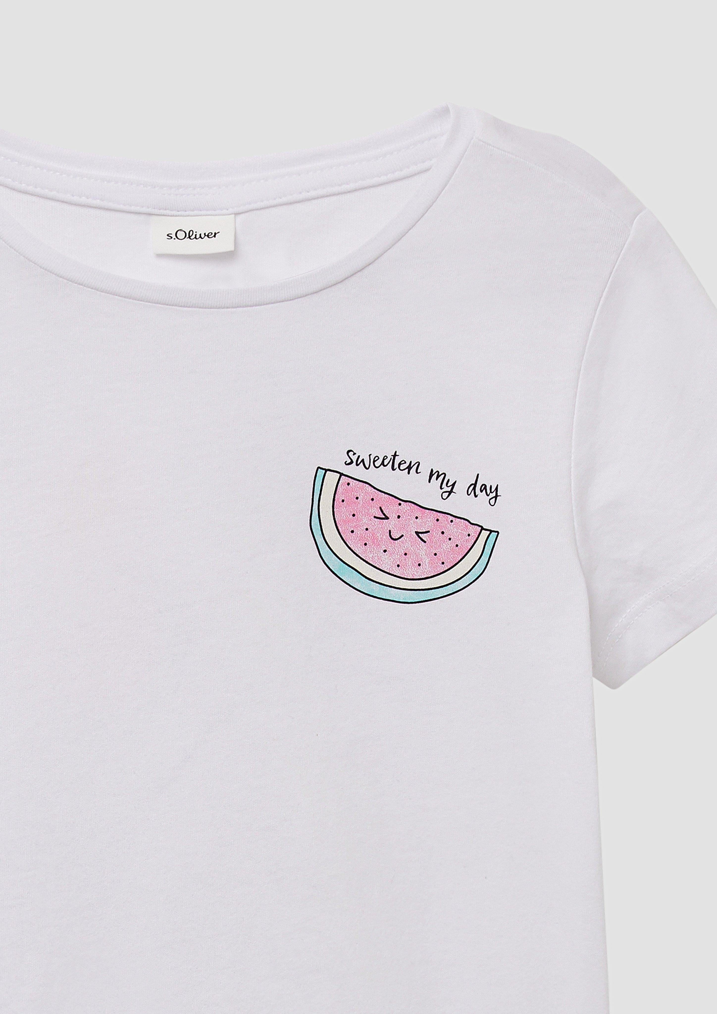 T-Shirt in 0100, 4222 & 6115