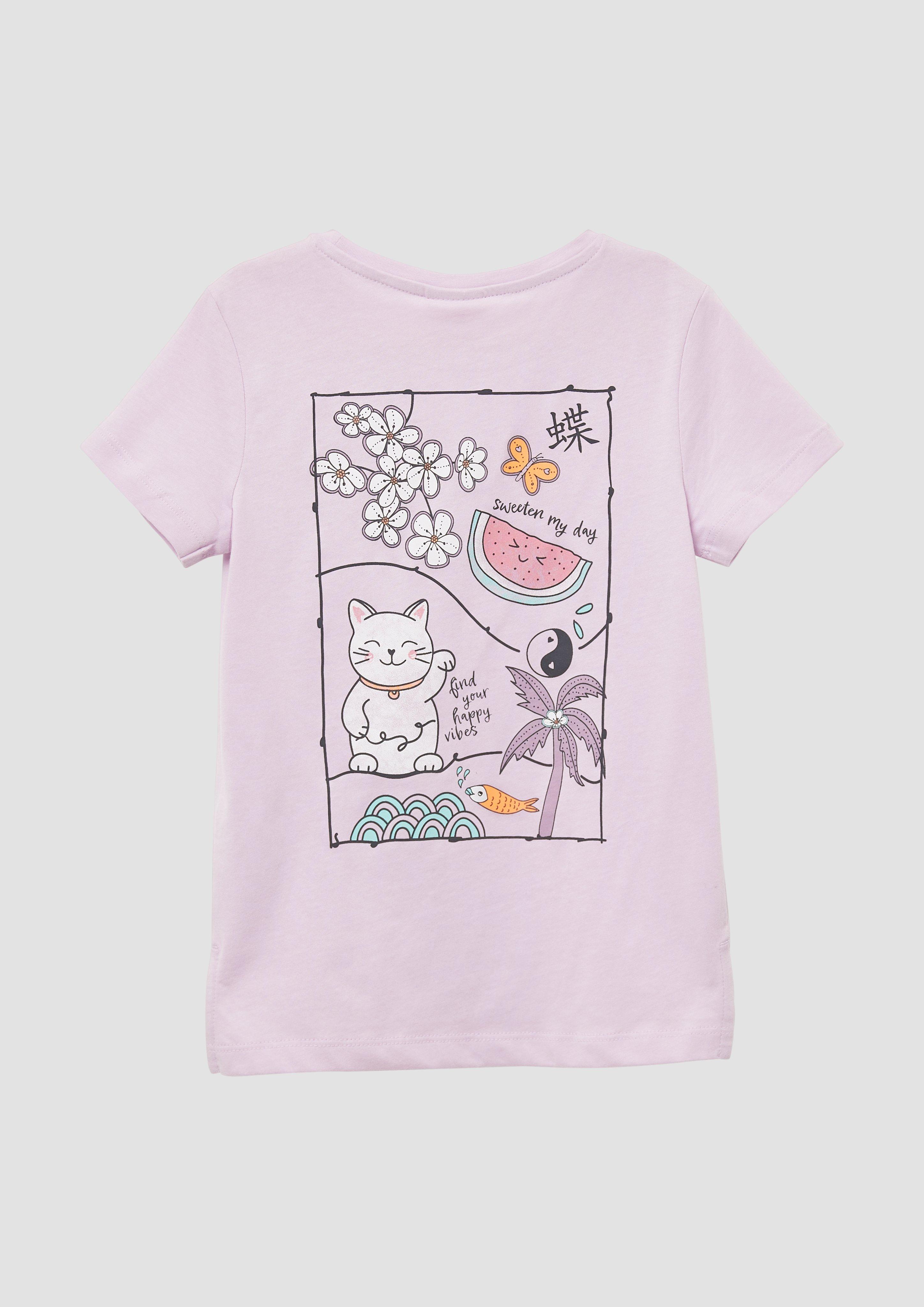 T-Shirt in 4222, 0100 & 6115