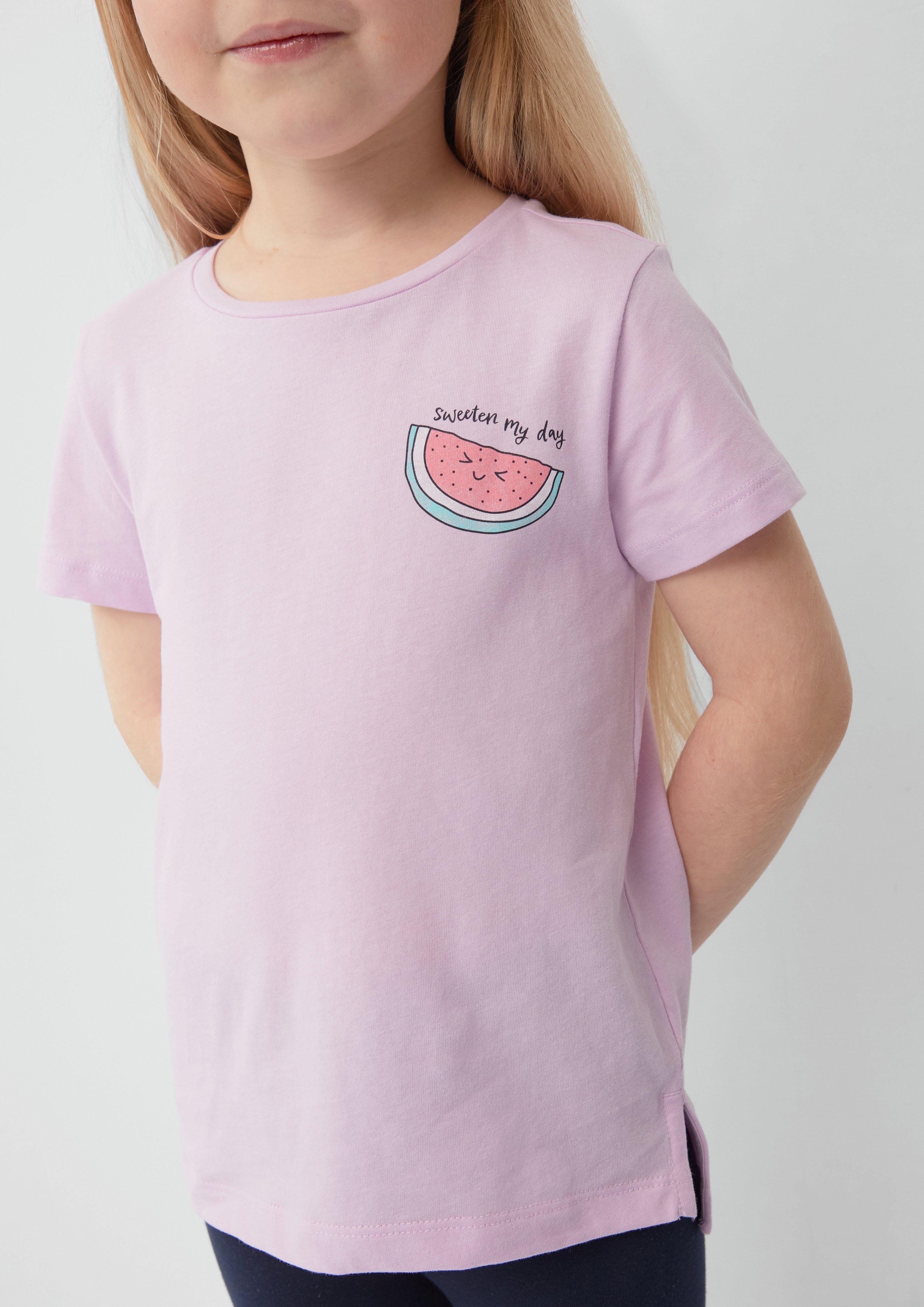 T-Shirt in 4222, 0100 & 6115