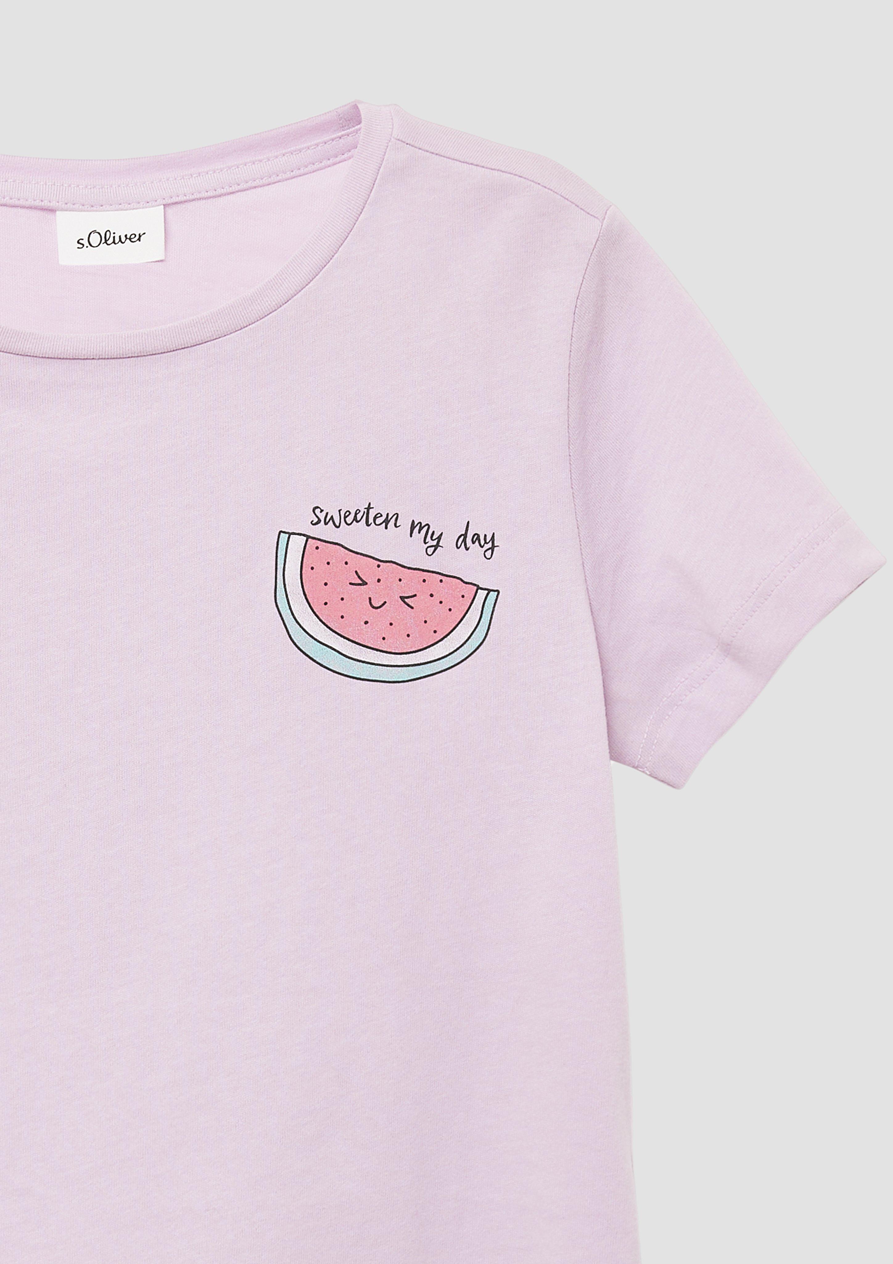 T-Shirt in 4222, 0100 & 6115