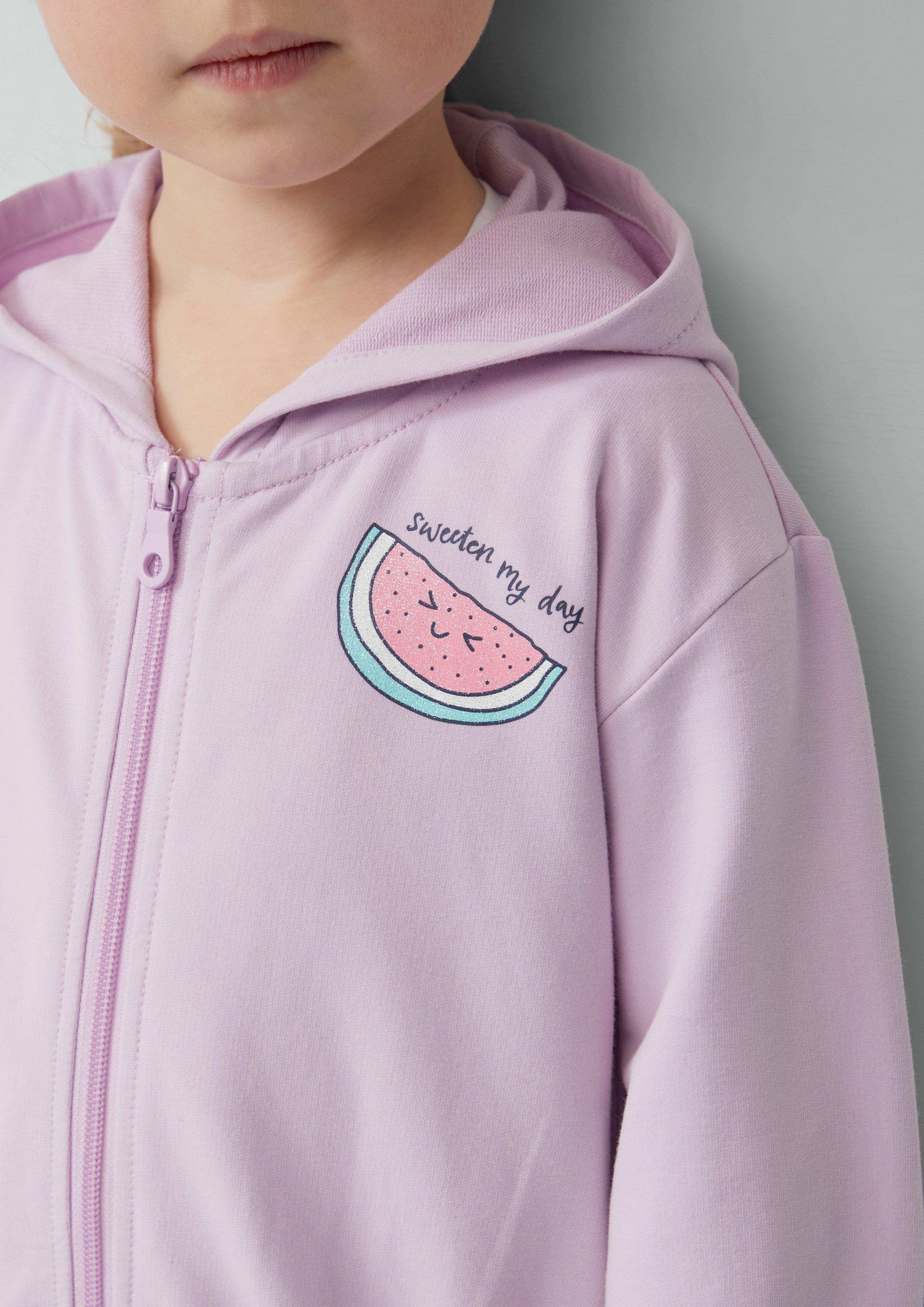 Sweatshirt jas in 4222