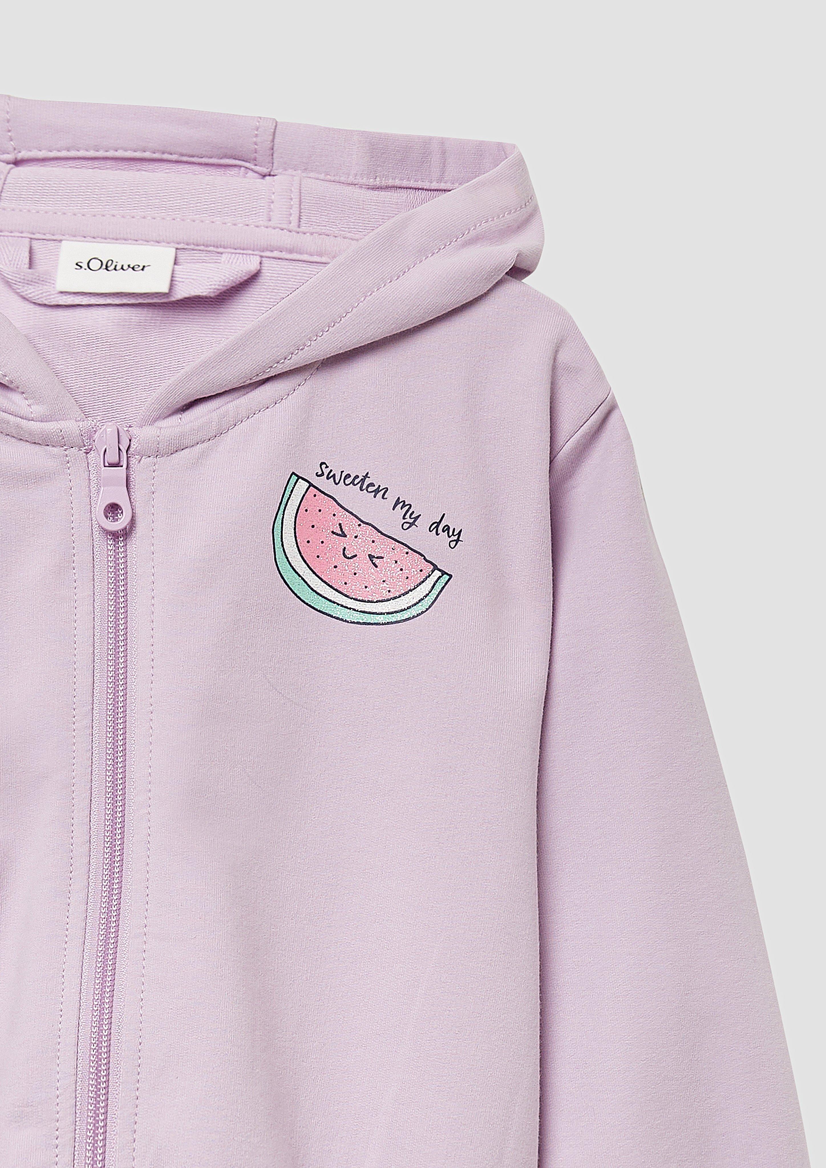 Sweatshirt jas in 4222