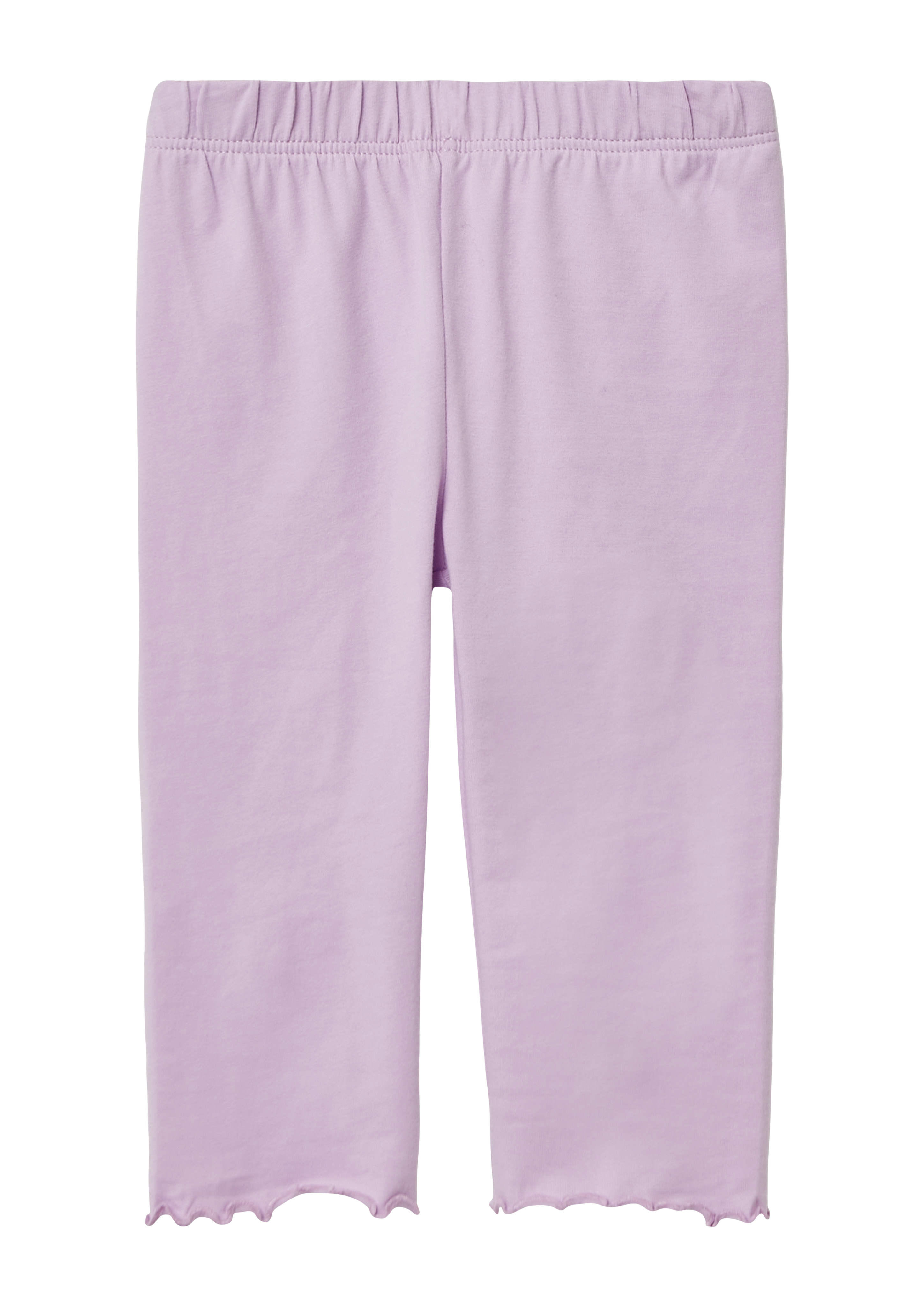 s.Oliver - Capri Leggings aus Baumwollstretch mit Elastikbund, Kinder, lila