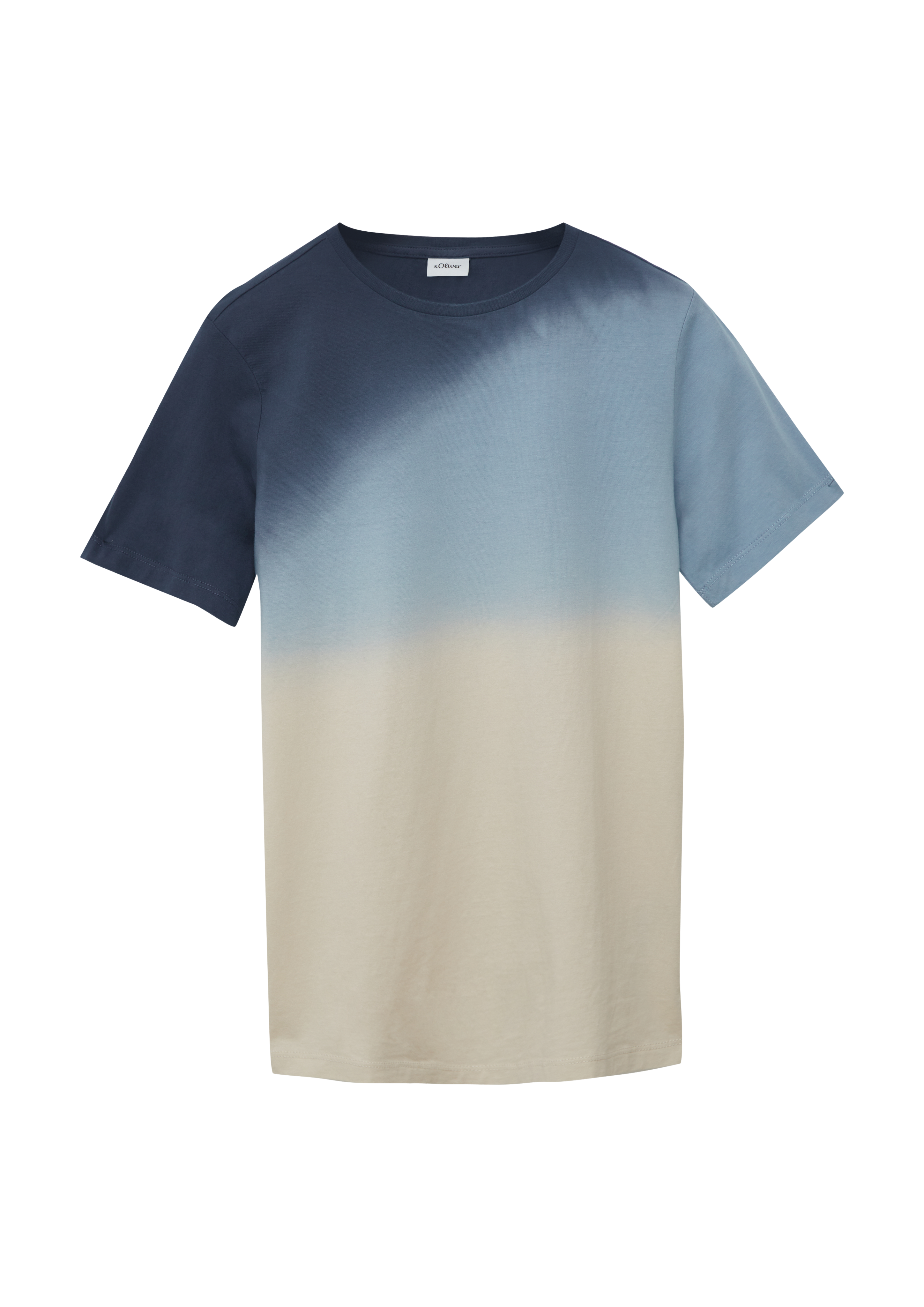 s.Oliver - Jersey-T-Shirt mit Farbverlauf, Jungen, blau