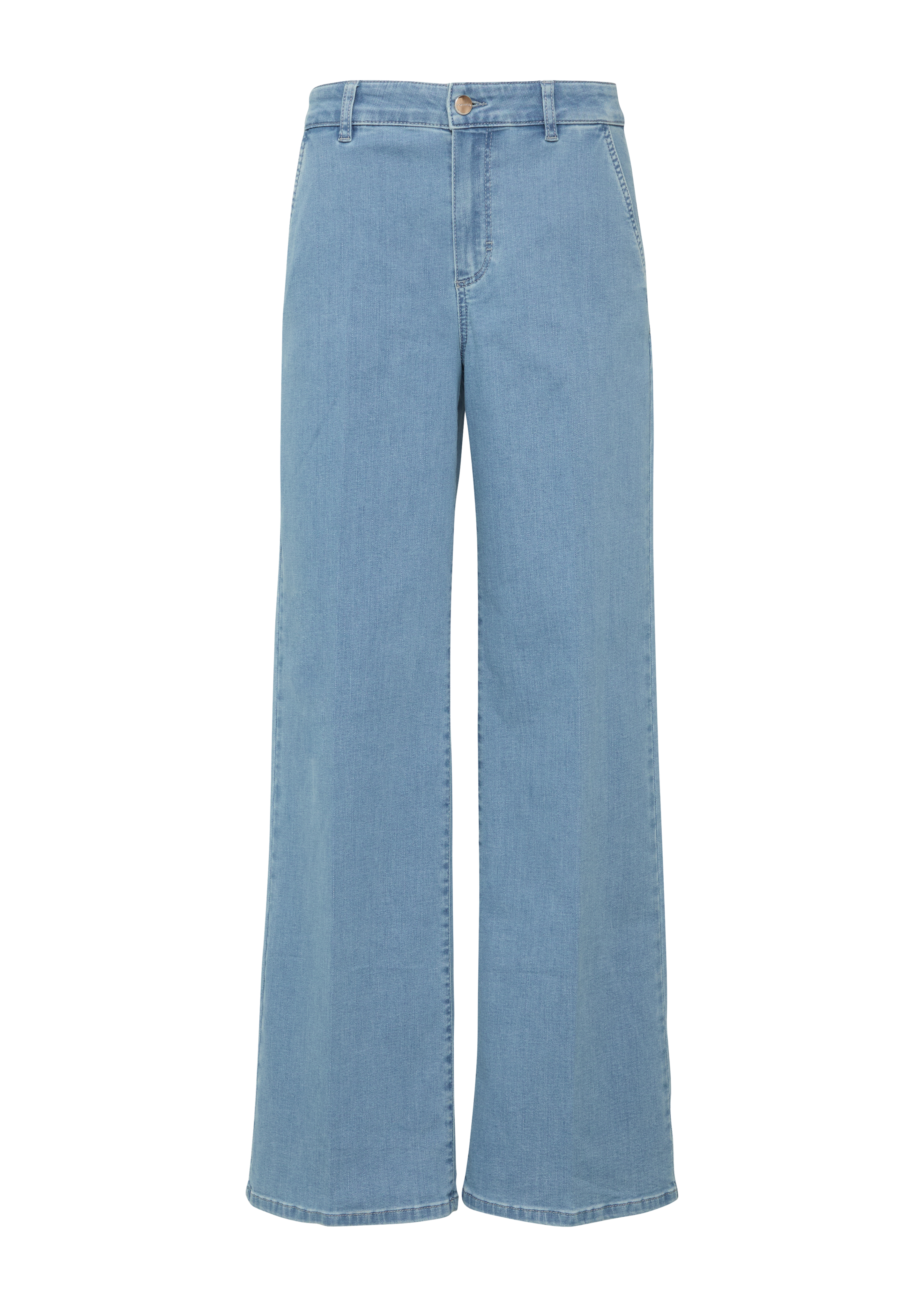 ＊韓国＊［BLACKUP］Fascale Incision Wide Denim Pants 2C S-L DENIM - BLACKUP
