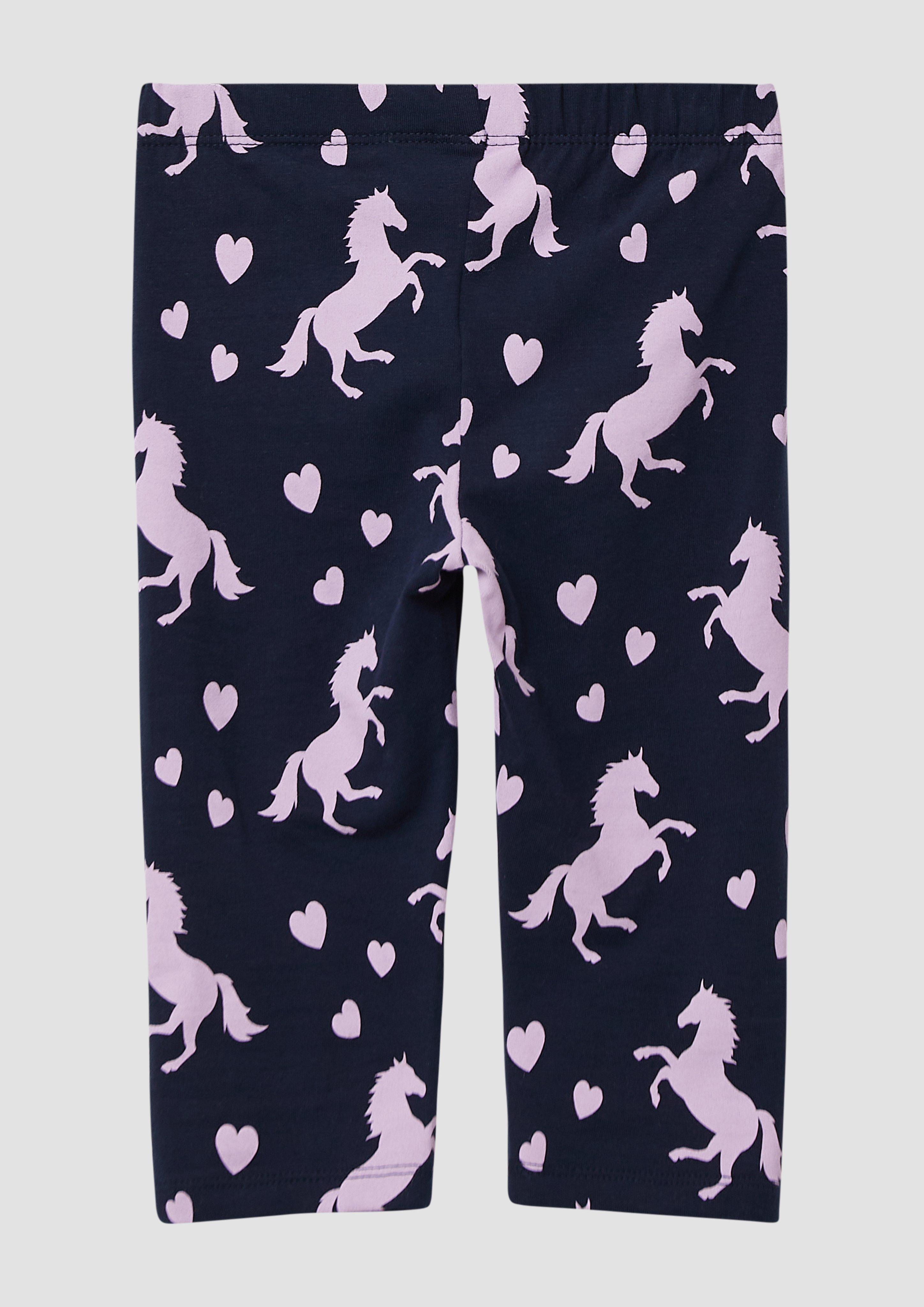 Leggings aus Baumwollstretch in 59A4, 47A2 & 10A1