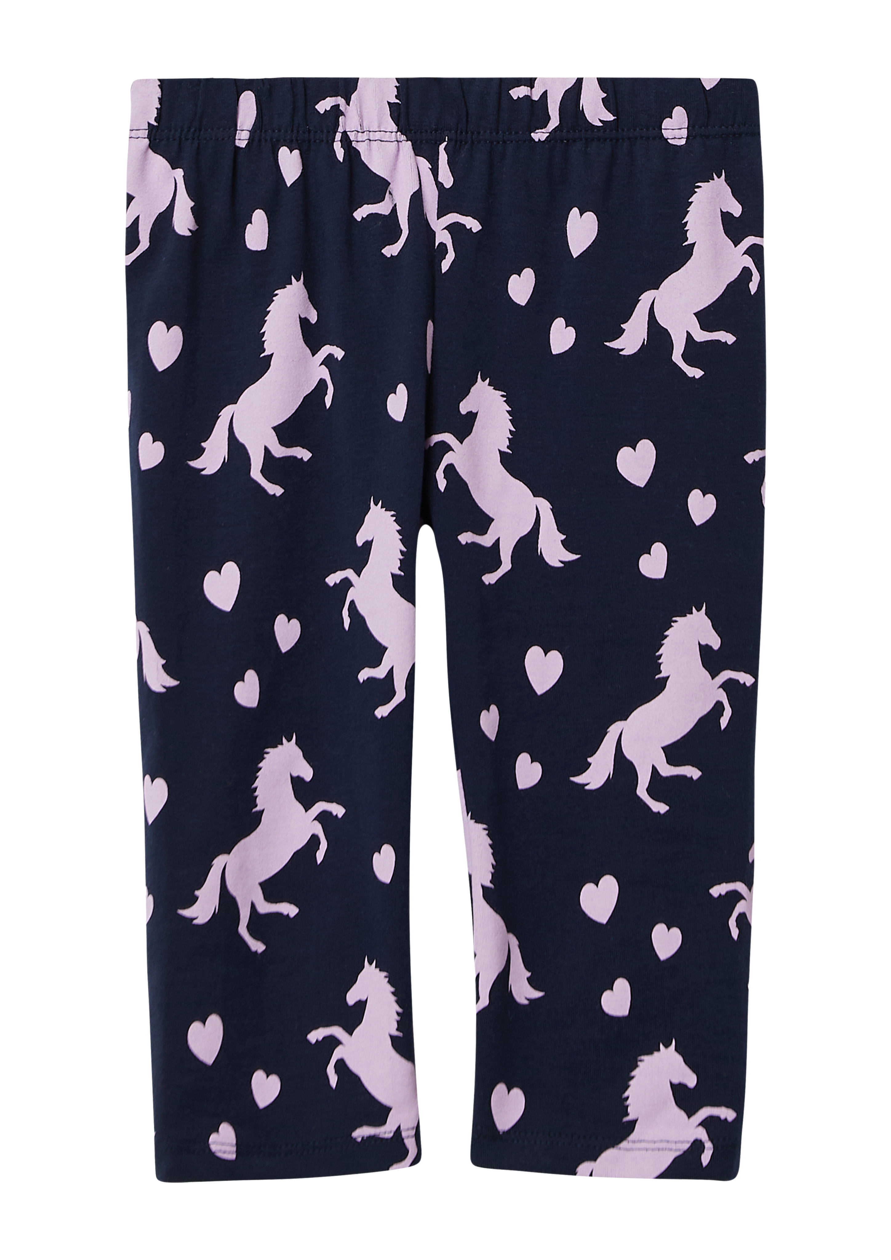 s.Oliver - Capri-Leggings mit All-over-Print, Kinder, blau