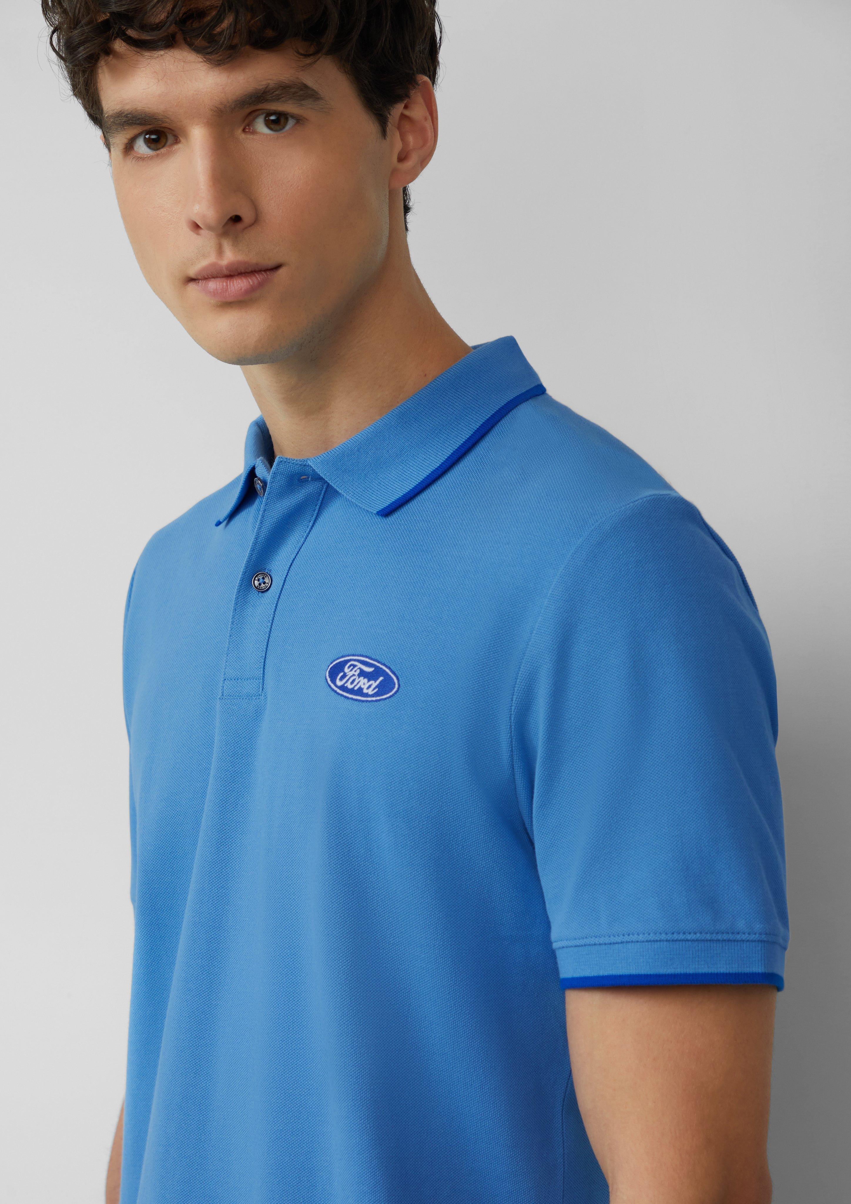 Polo-Shirt in 55D5, 94D3, 58D1 & 42D4