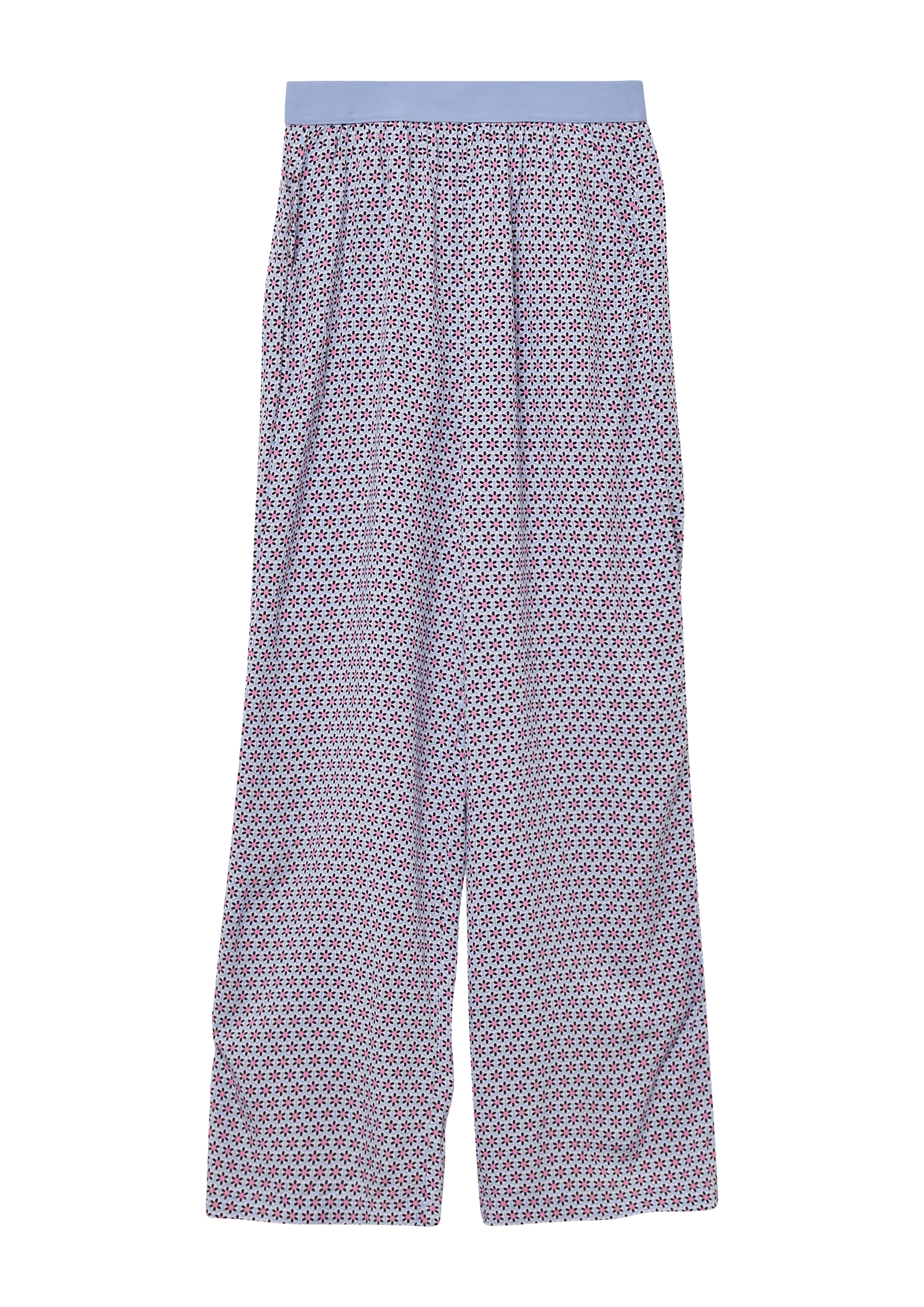 s.Oliver - Wide-Leg-Hose aus Viskose im Loose Fit, Mädchen, weiß