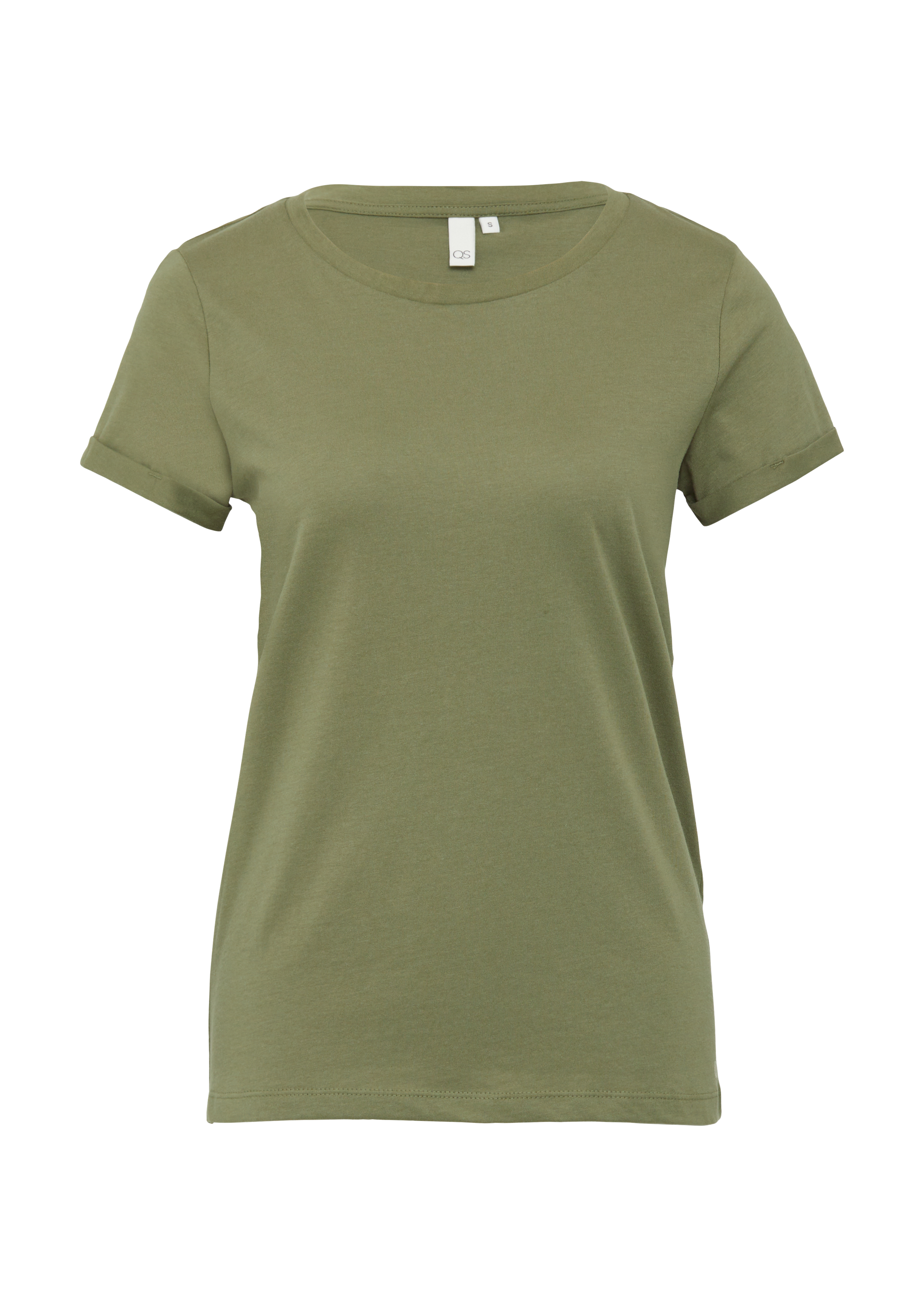 Jersey shirt met ronde hals