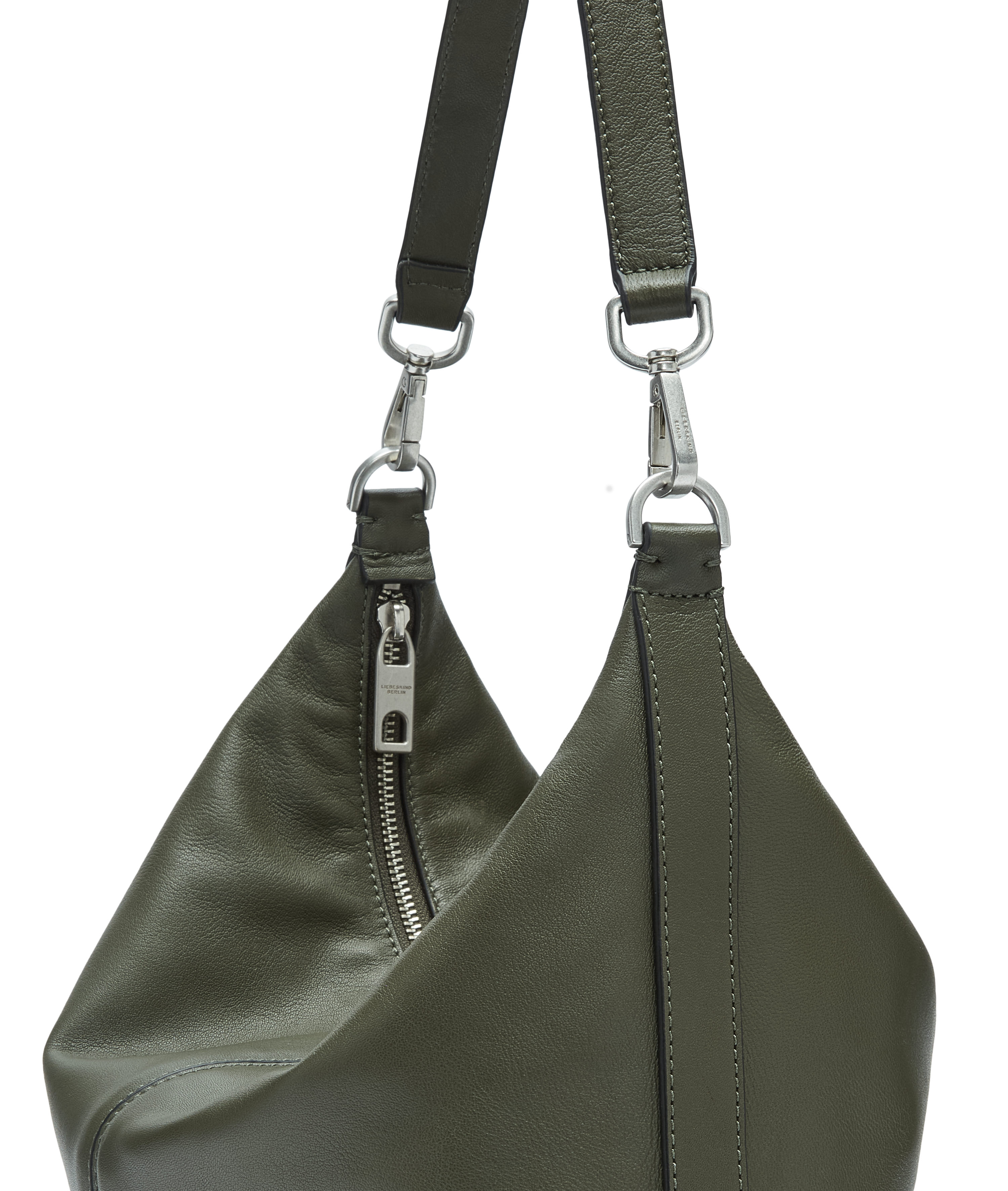 Sac à épaule Liebeskind Berlin Hilla - Nubuk Beige Taille L - Neuf Avec étiquettes