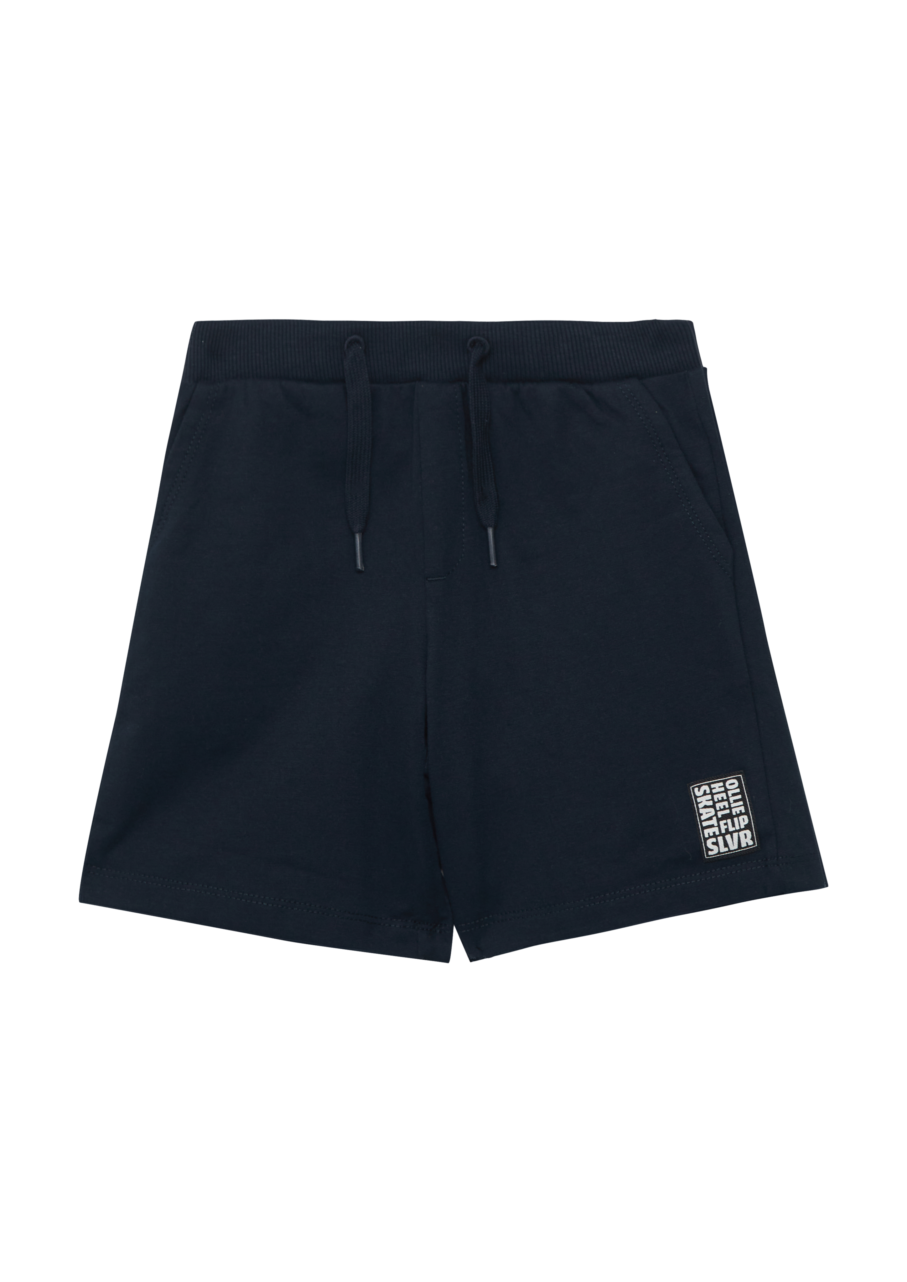 s.Oliver - Weite Jersey-Bermuda mit verstellbarem Bund, Kinder, blau