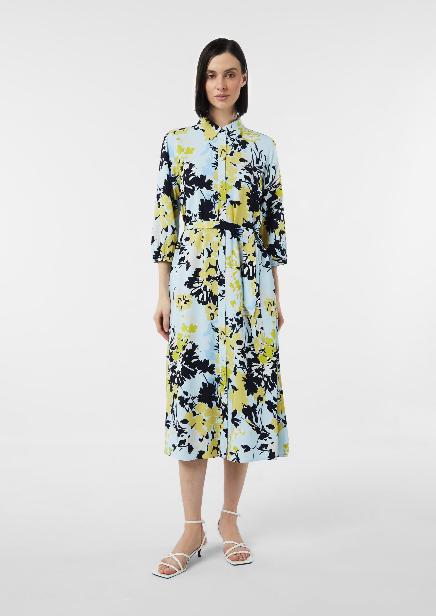 shirt dress midi length White 100% Cotton Button-Down 42" / Regular (5'2" Buy Black 100% Cotton Button Ladies - Black Shirt Dress