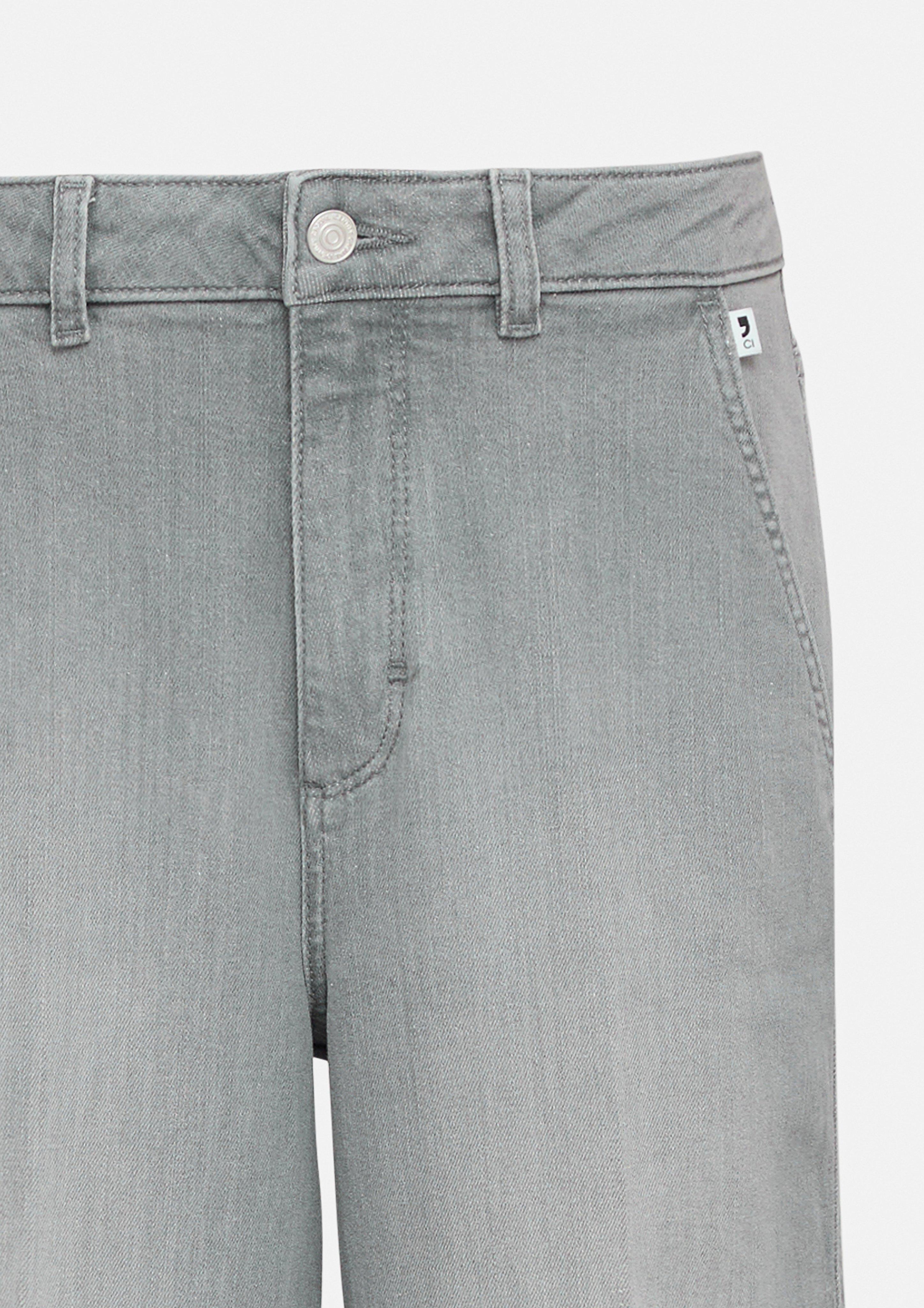Casual wide-leg jeans in a loose fit - grey | Comma Casual wide-leg jeans in a loose fit - grey | Comma