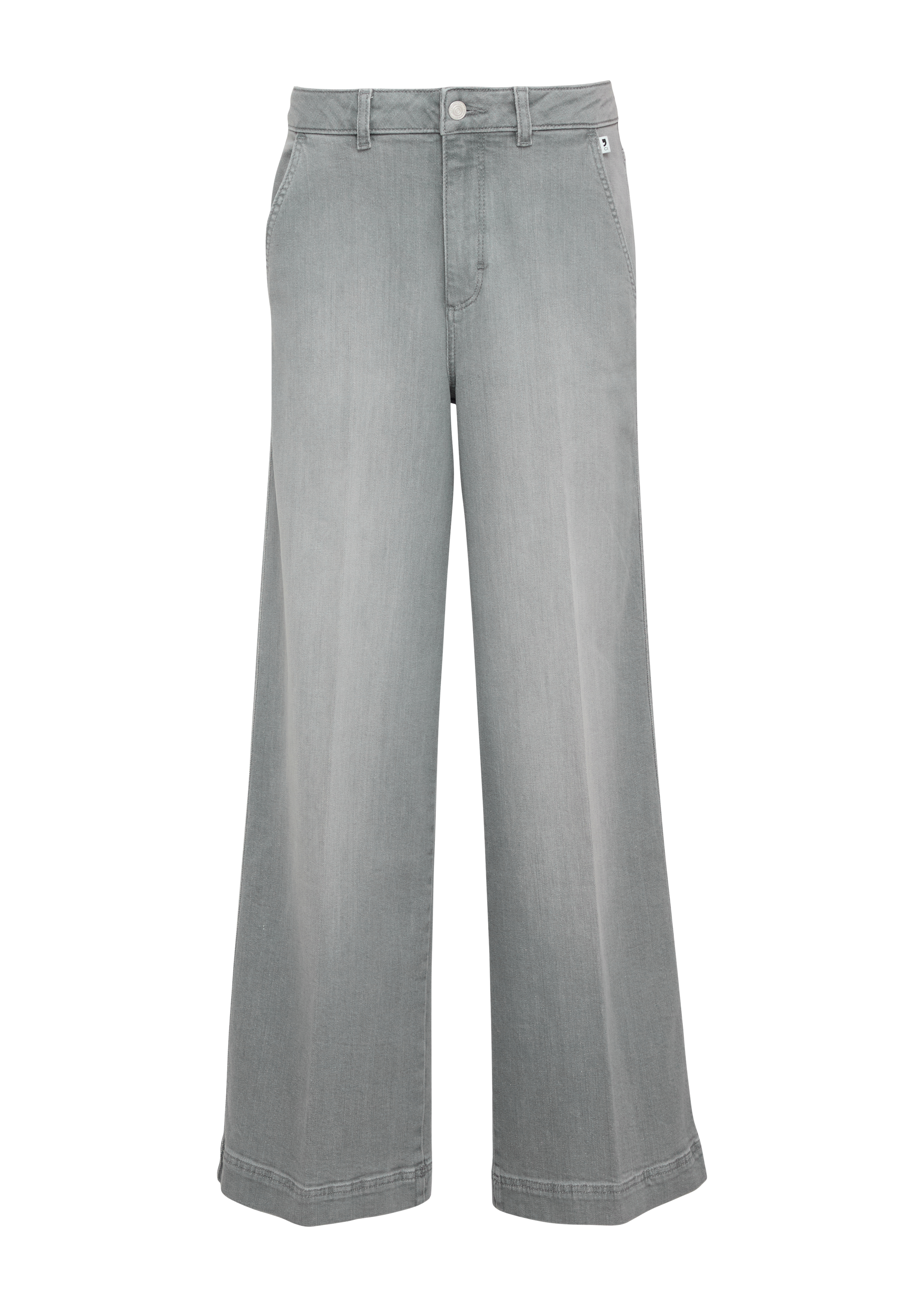 Casual wide-leg jeans in a loose fit - Grey | SCAYLE