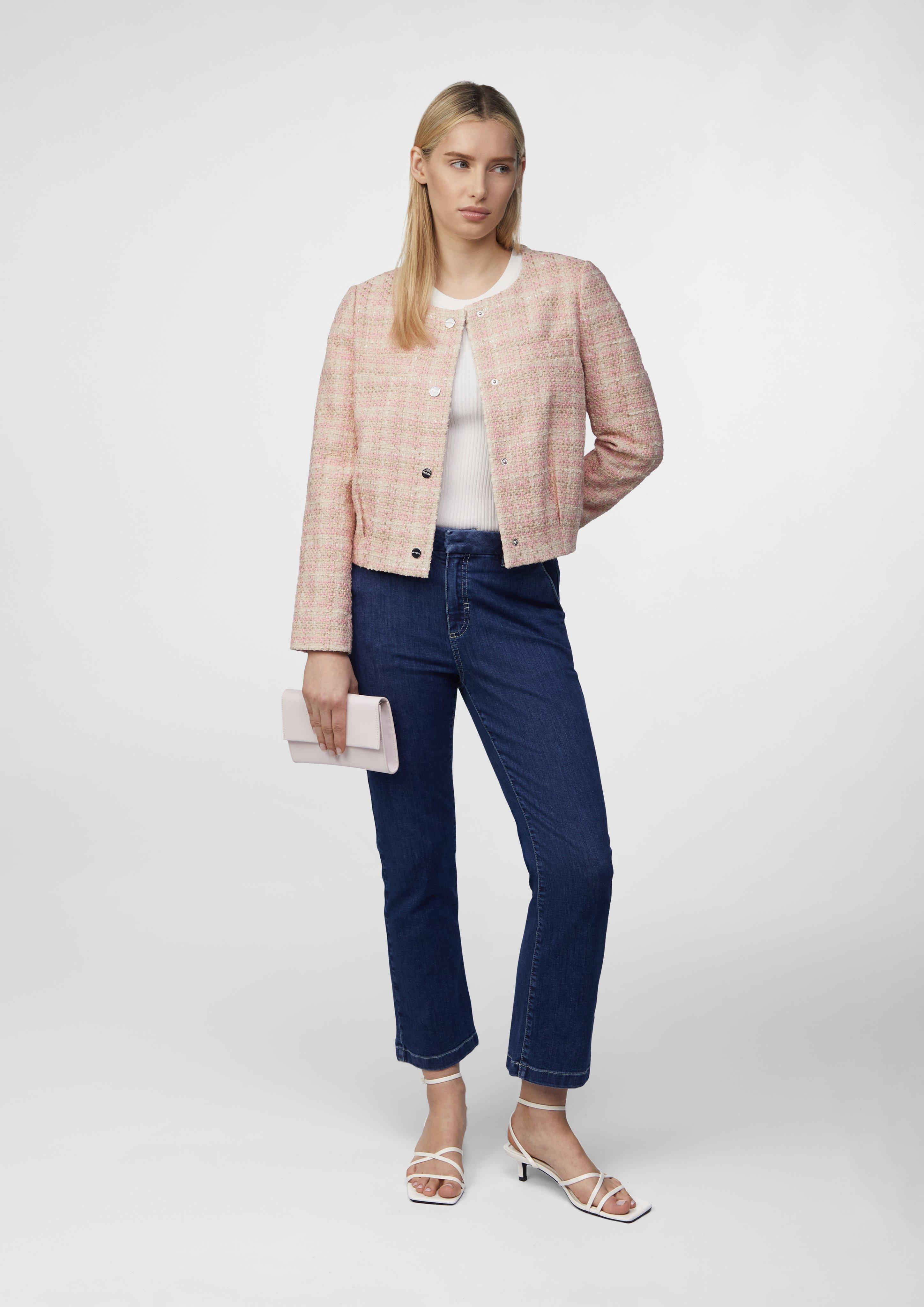 VOAAOV / TWEED OVERSIZE STANDCOLLAR COAT（Coats & Jackets）